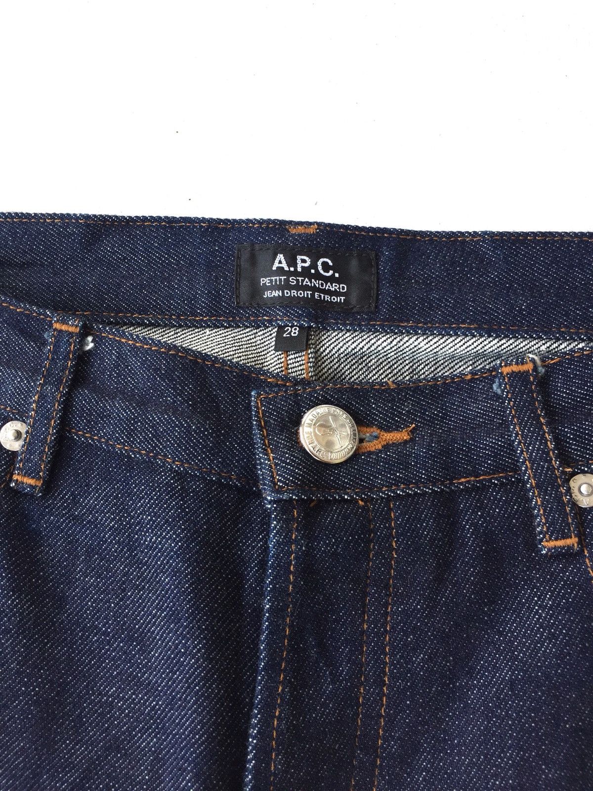 A.P.C. APC Petit New Standard Red Selvage Slim Fit Denim Size US 30 / EU 46 - 1 Thumbnail