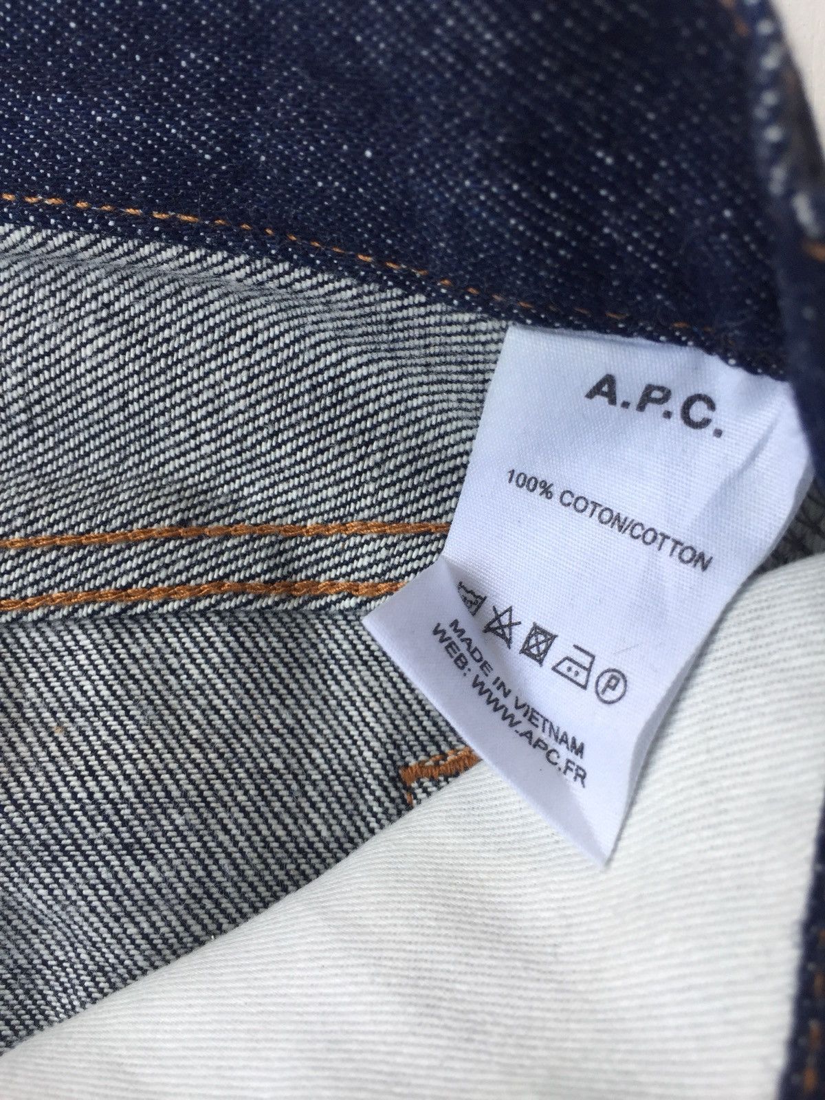 A.P.C. APC Petit New Standard Red Selvage Slim Fit Denim Size US 30 / EU 46 - 11 Thumbnail