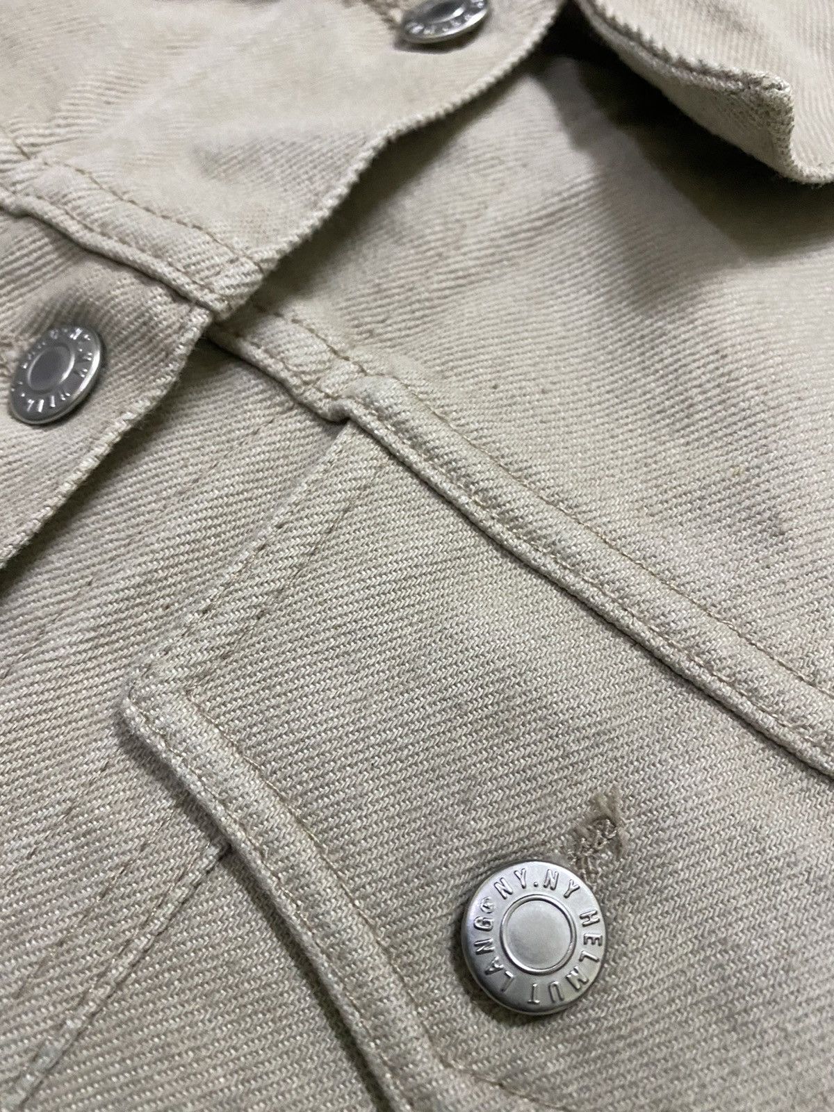 Helmut Lang 💥Helmut Lang Classic Raw Denim Jacket Size M / US 6-8 / IT 42-44 - 6 Thumbnail