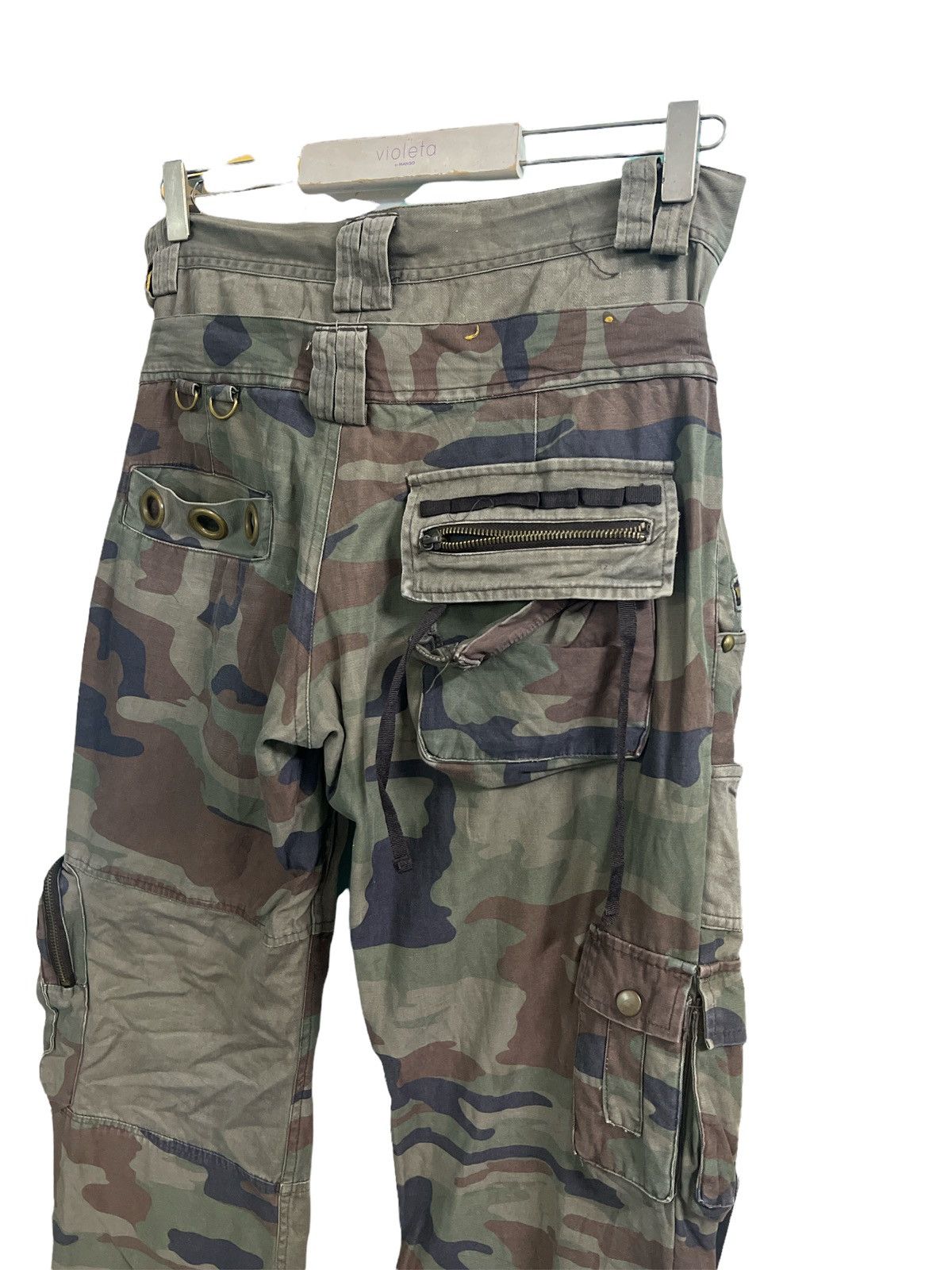 Japanese Brand VINTAGE DOUBLE WAIST PATCHWORK CAMO LIKE RAF SIMON Size US 30 / EU 46 - 8 Thumbnail