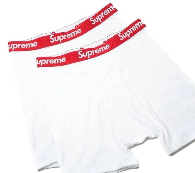 100% Authentic Supreme x Hanes Underwear Lable Boxer Briefs (1 Boxer ONLY)