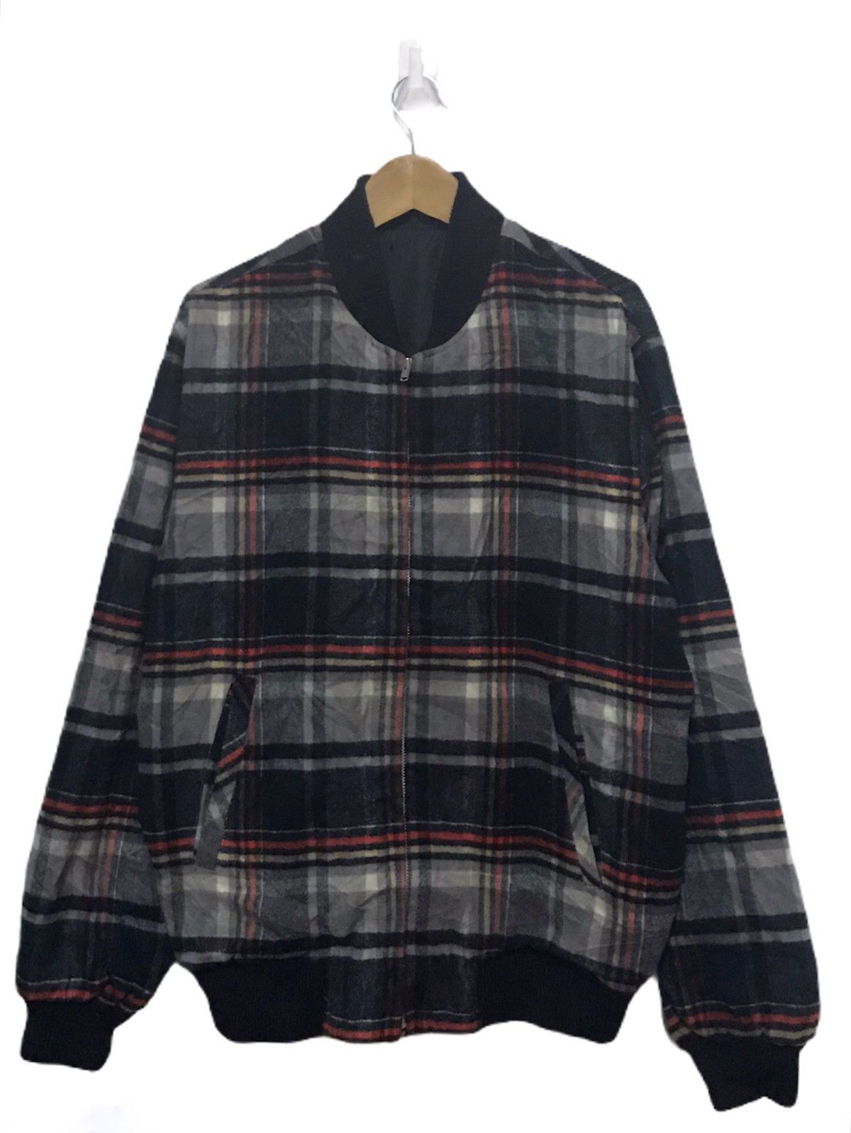 Japanese Brand × Vintage Bomber tartan jacket Size US M / EU 48-50 / 2 - 1 Thumbnail