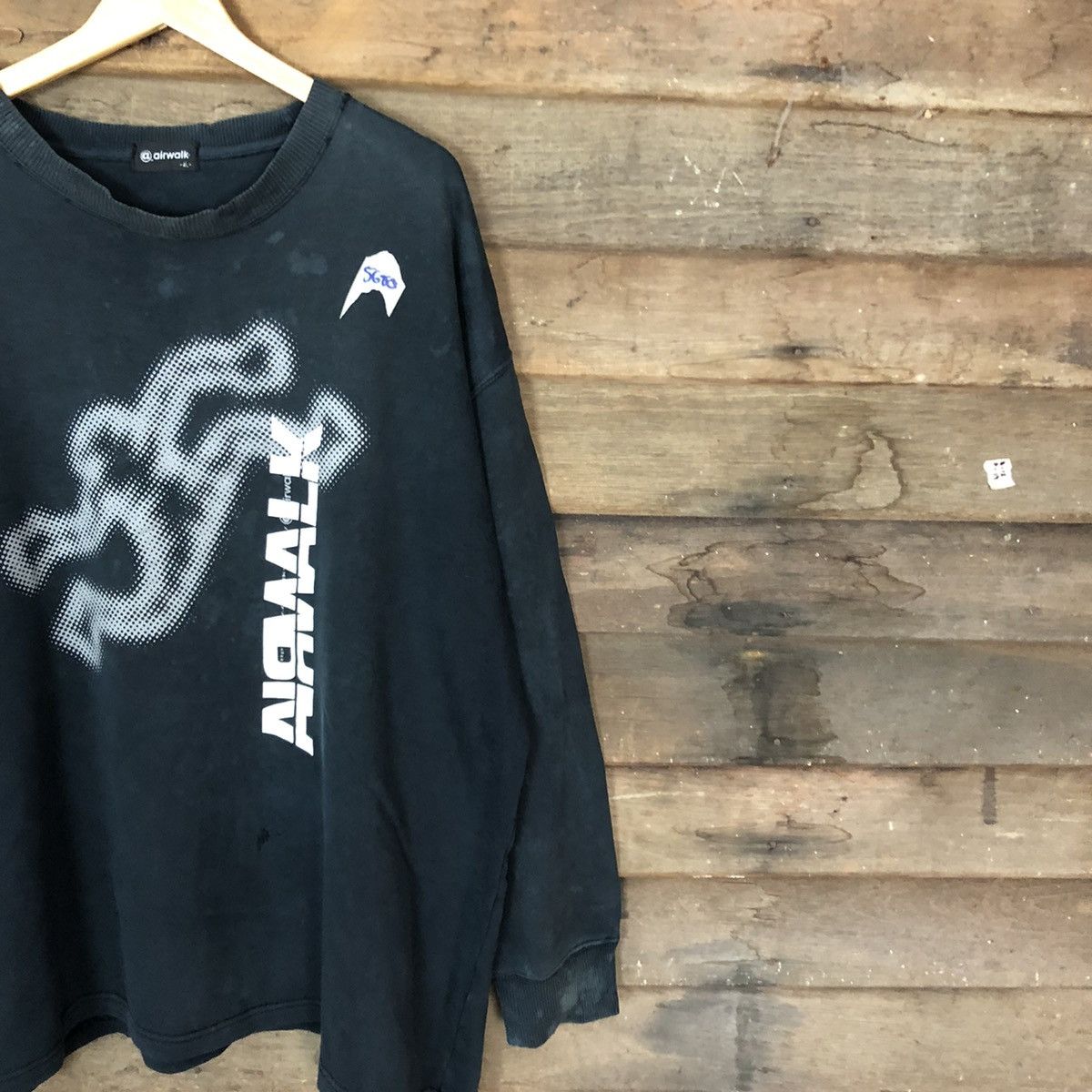 Airwalk × Vintage Airwalk vintage skate Black Sweatshirt #5680 Size US XXL / EU 58 / 5 - 5 Thumbnail
