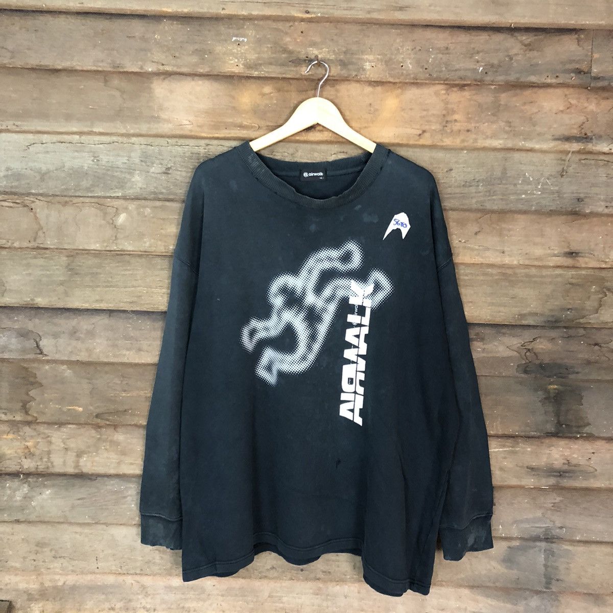 Airwalk × Vintage Airwalk vintage skate Black Sweatshirt #5680 Size US XXL / EU 58 / 5 - 3 Thumbnail