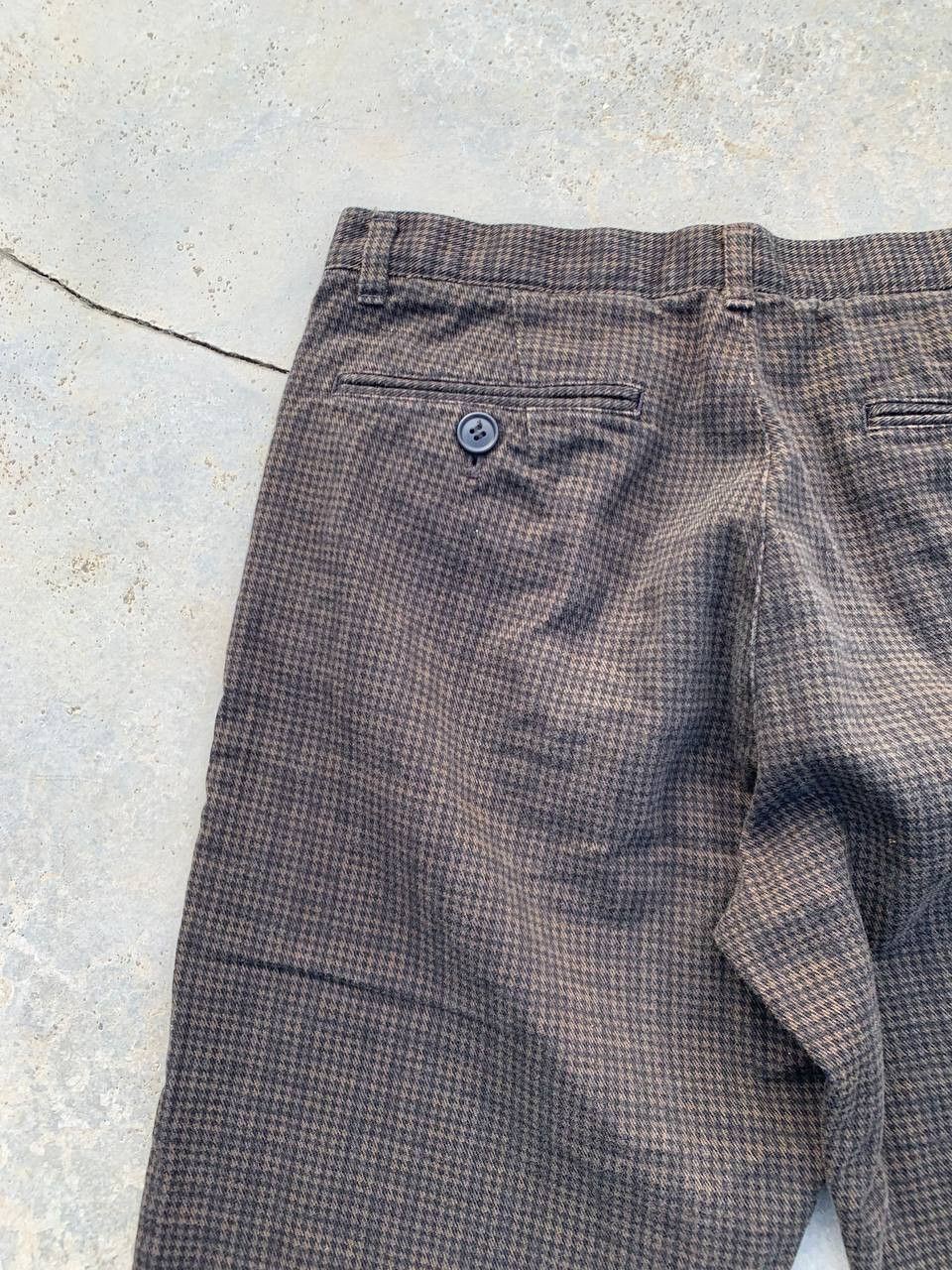BIGI Men's Bigi Houndstooth Check Casual Pants Size US 29 - 10 Thumbnail