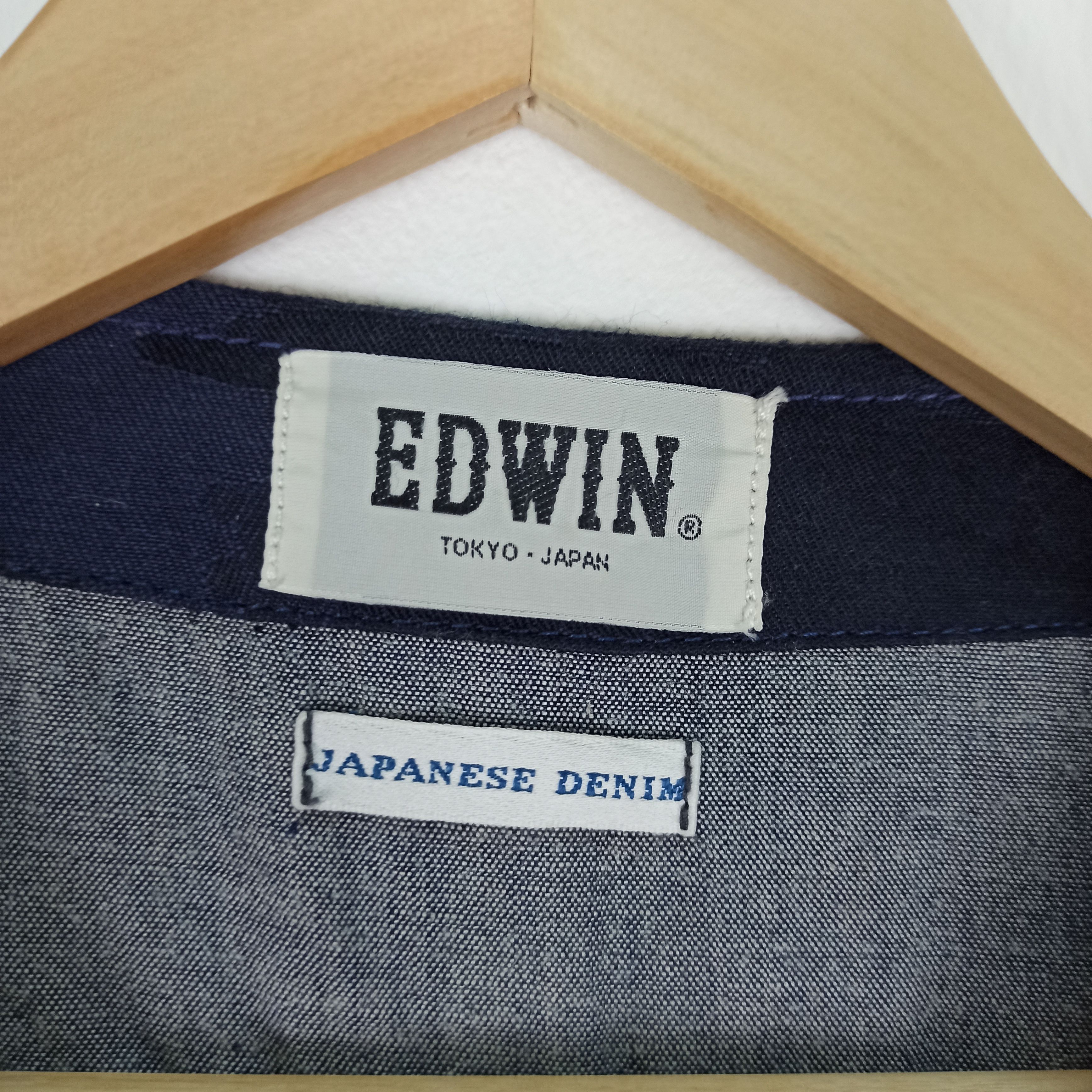 Edwin Indigo Camo Edwin Vest Jeans Cotton Size US M / EU 48-50 / 2 - 6 Thumbnail