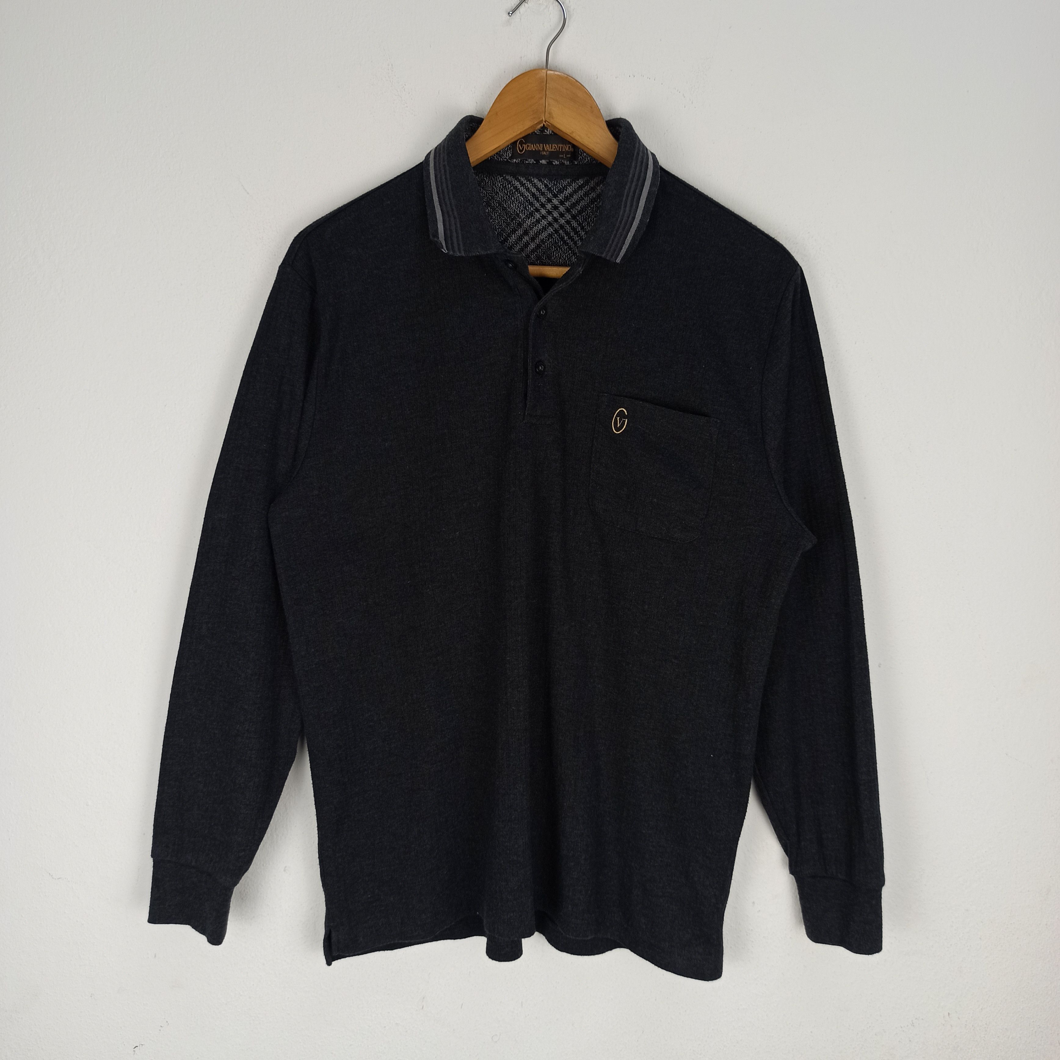 Gianni Valentino Vintage Gianni Valentino Long Sleeve T-shirt Size US L / EU 52-54 / 3 - 1 Thumbnail
