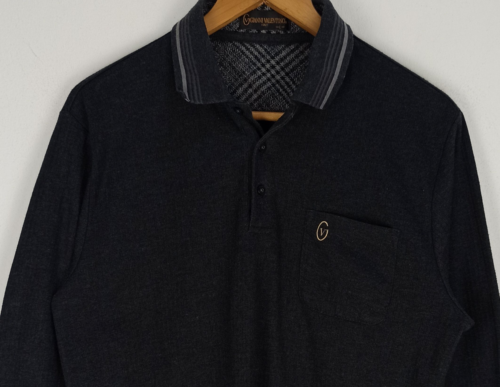 Gianni Valentino Vintage Gianni Valentino Long Sleeve T-shirt Size US L / EU 52-54 / 3 - 2 Thumbnail