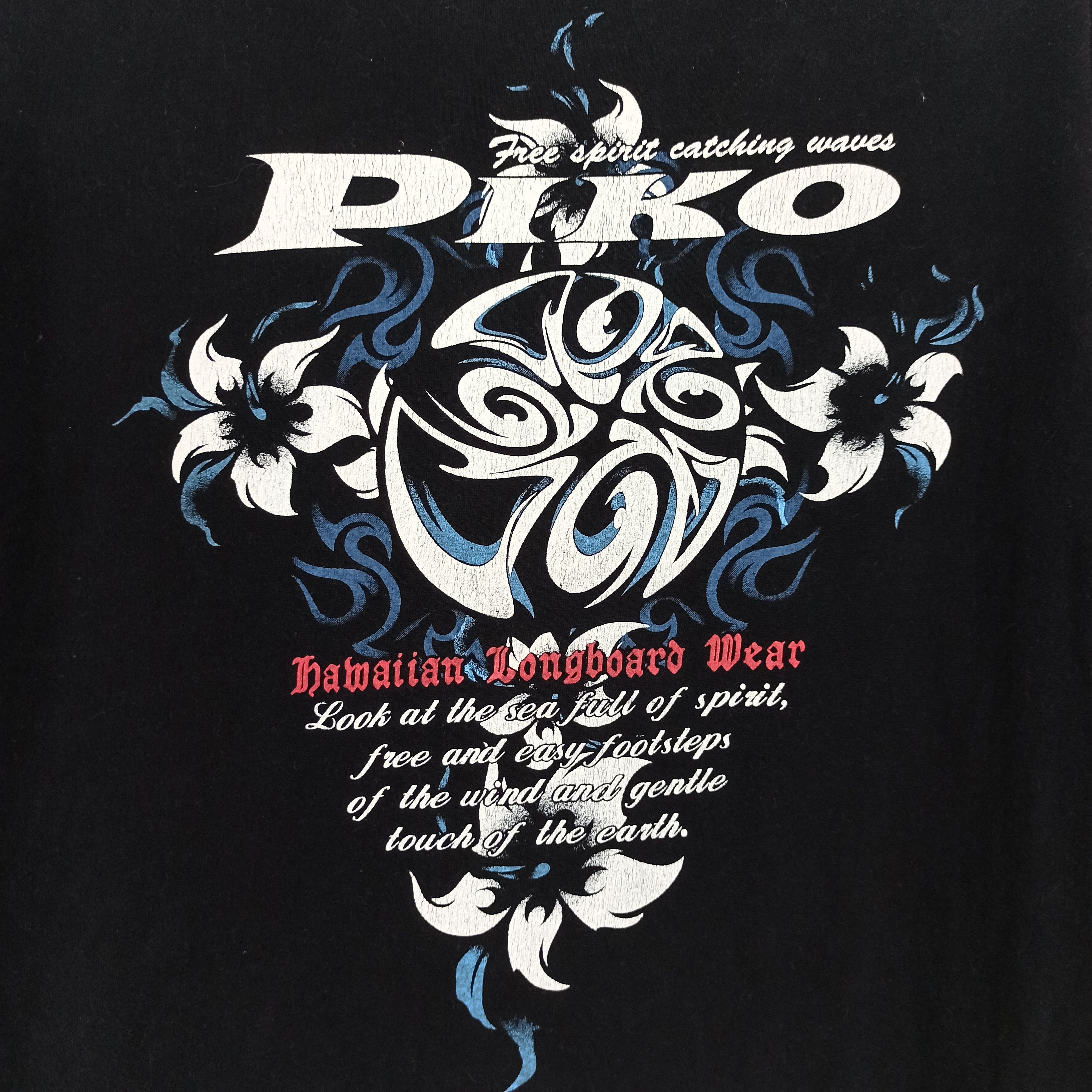 Other Rare🔥 Piko Hawaiian Longboard Wear Surf Style Tee Size US XL / EU 56 / 4 - 4 Thumbnail