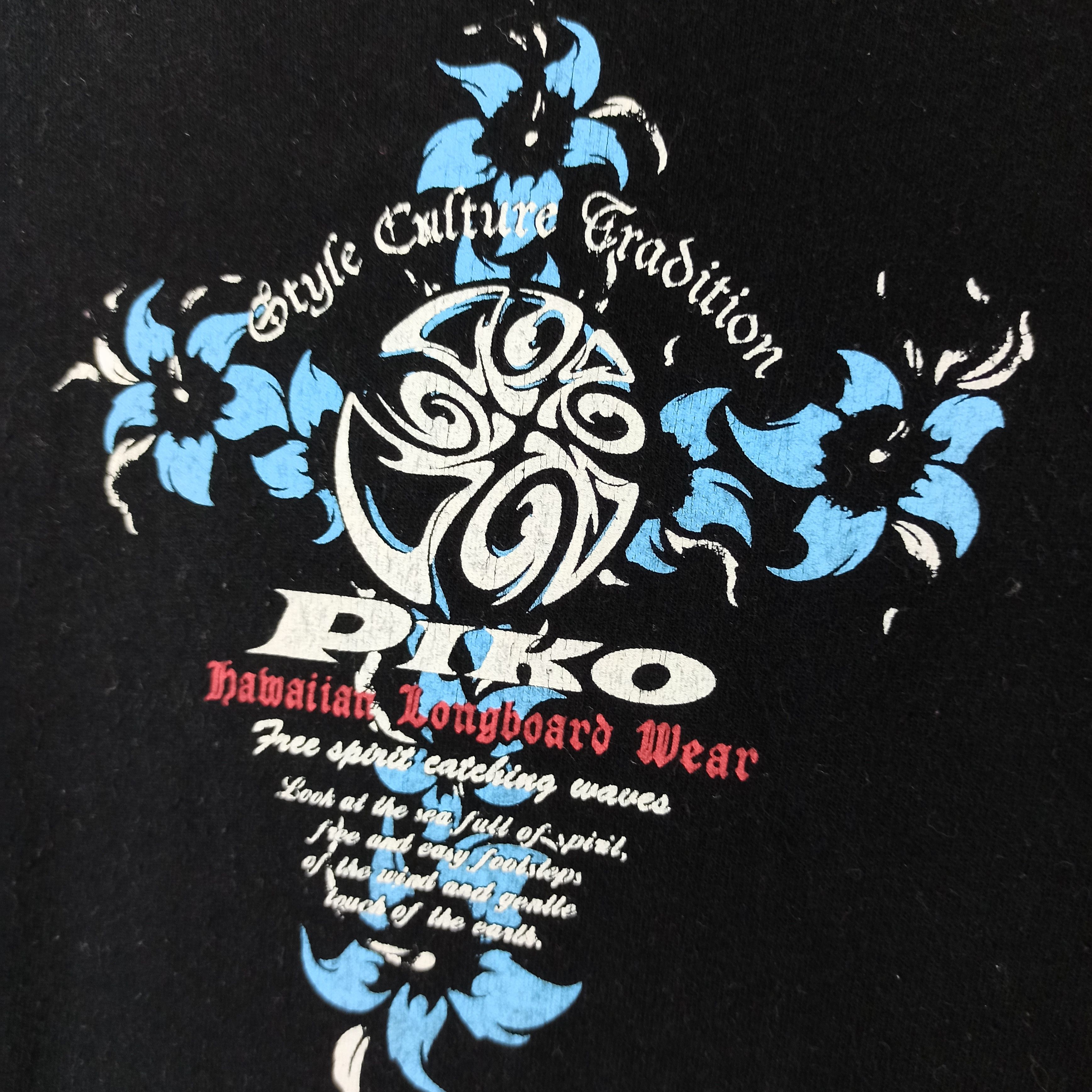 Other Rare🔥 Piko Hawaiian Longboard Wear Surf Style Tee Size US XL / EU 56 / 4 - 3 Thumbnail