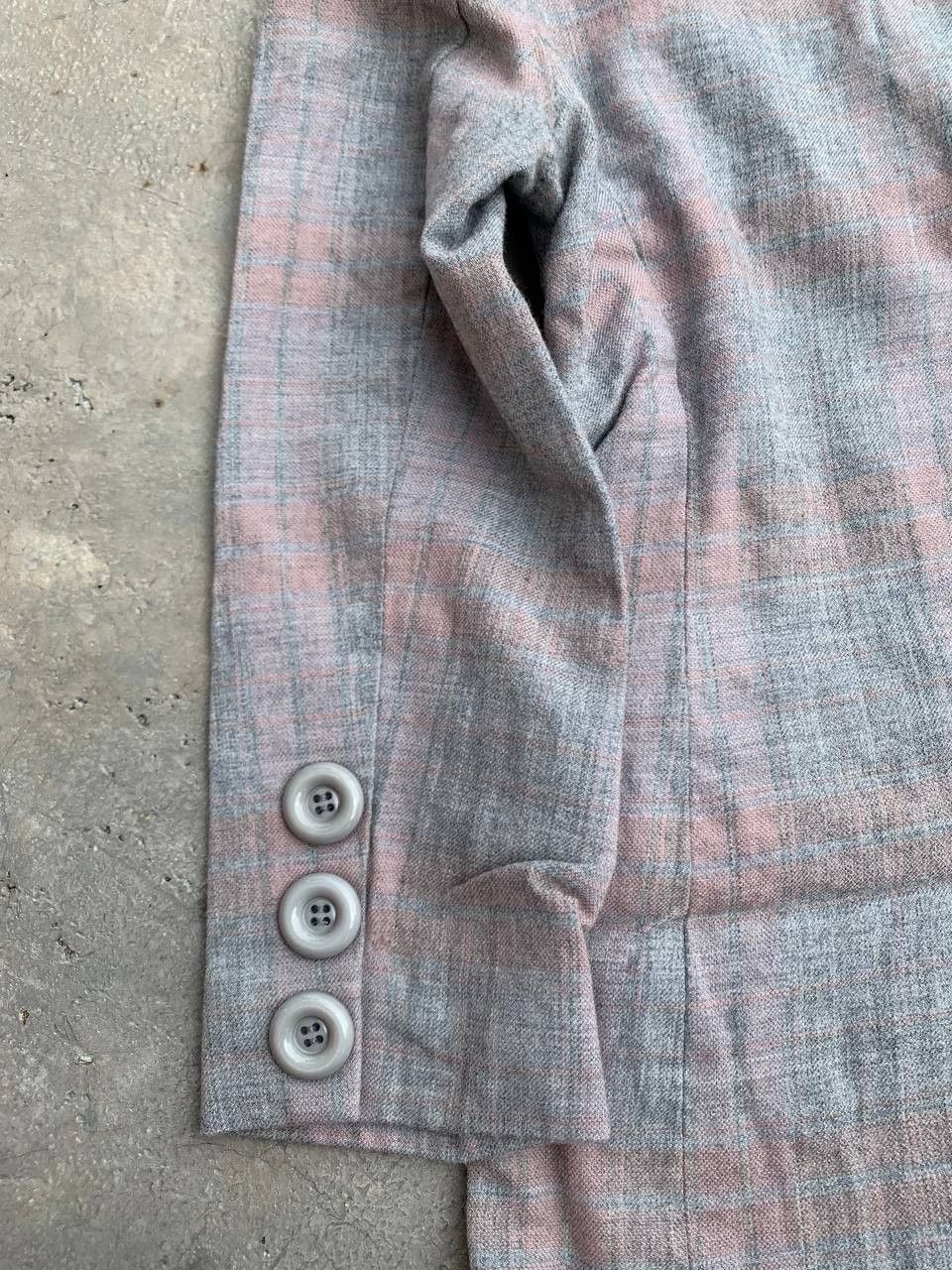 Christian Dior Monsieur Vintage Christian Dior Pastel Gingham Wool Jacket Size S / US 4 / IT 40 - 6 Thumbnail
