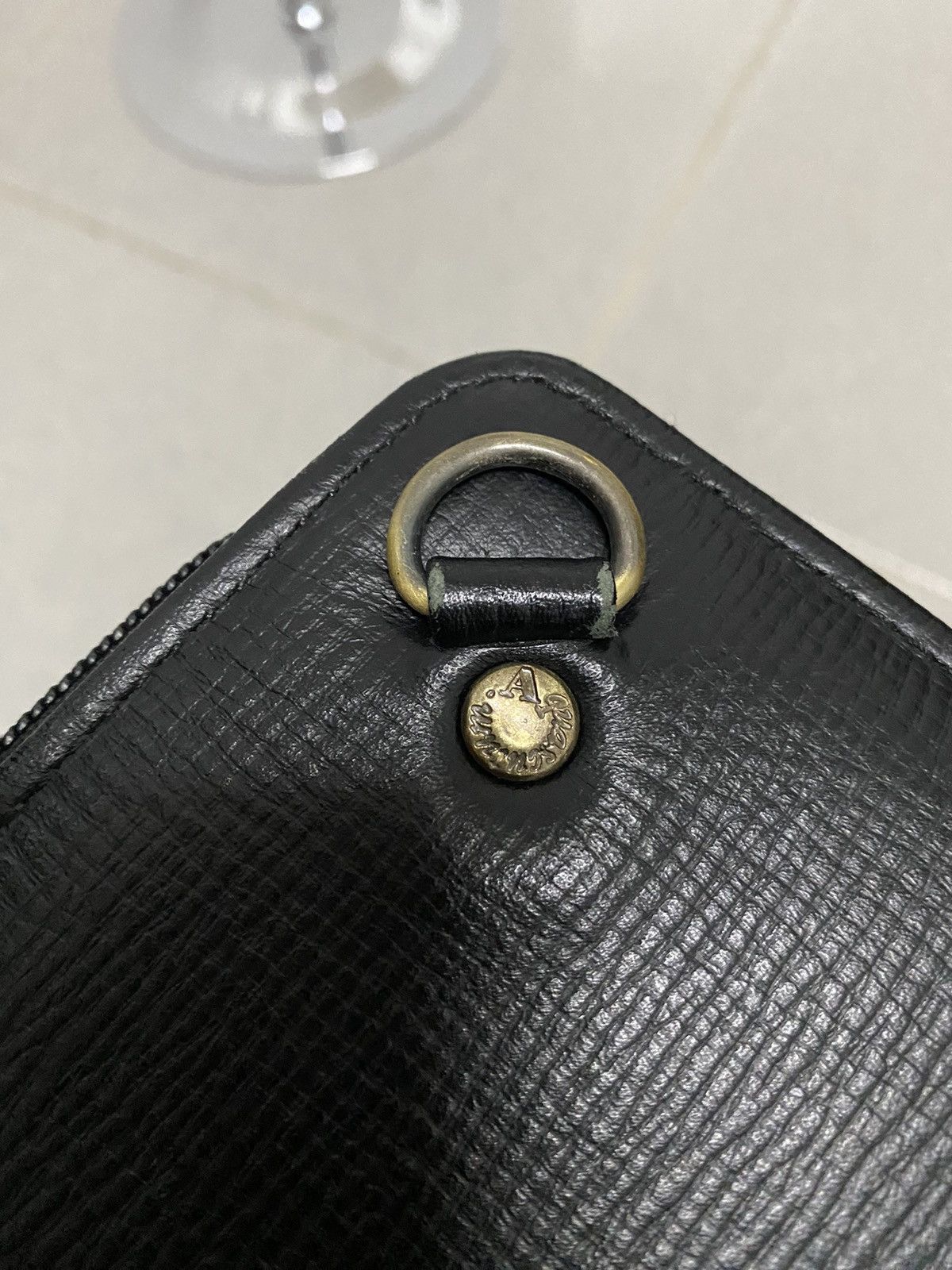 Aquascutum × Japanese Brand × Vintage Vintage Aquascutum Clutch Bag Black Size ONE SIZE - 10 Thumbnail