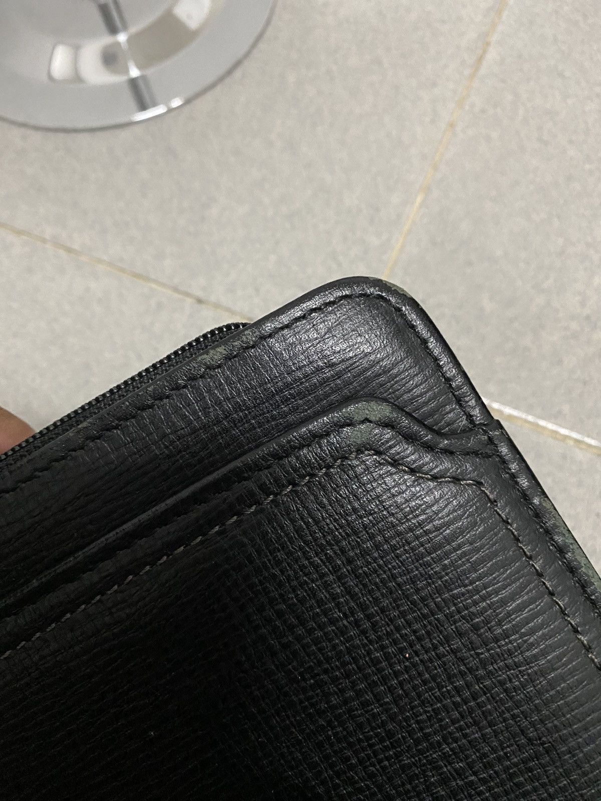 Aquascutum × Japanese Brand × Vintage Vintage Aquascutum Clutch Bag Black Size ONE SIZE - 9 Thumbnail