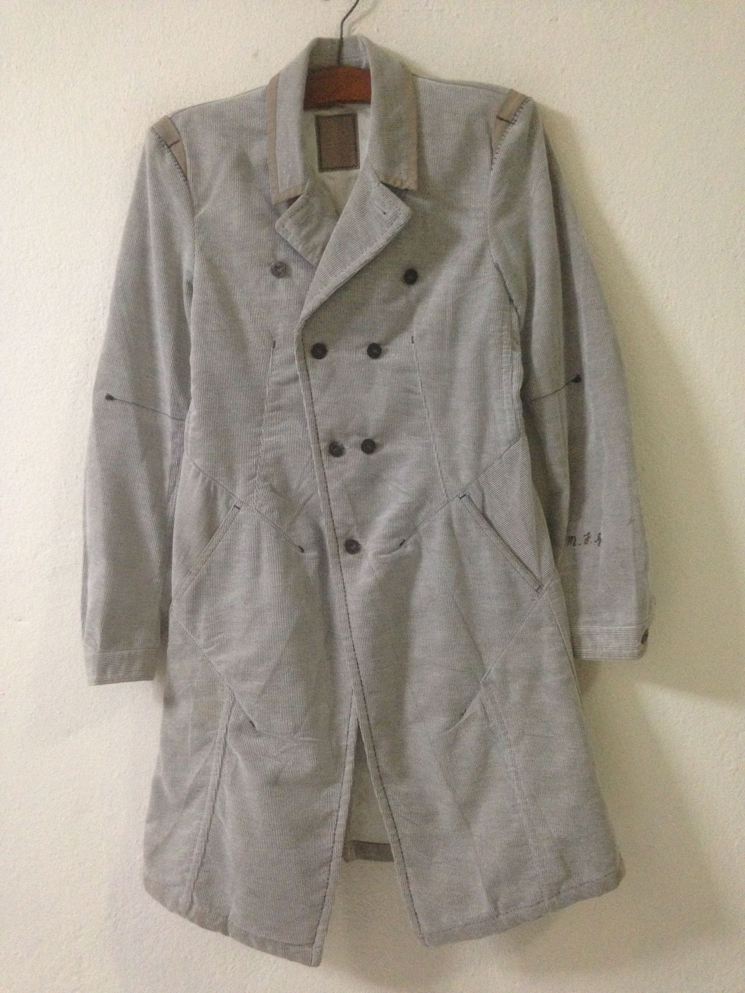 Marithe + Francois Girbaud Marithe Francoise Girbaud Corduroy Parka Trench Coat Jacket Size S / US 4 / IT 40 - 3 Thumbnail