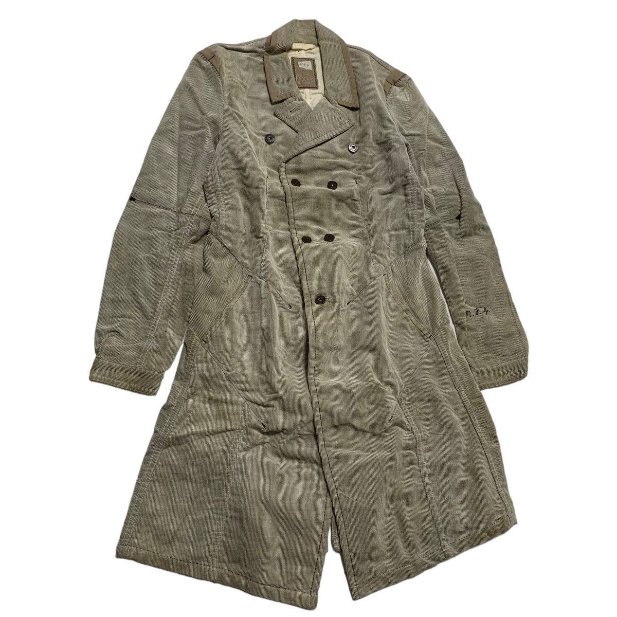 Marithe + Francois Girbaud Marithe Francoise Girbaud Corduroy Parka Trench Coat Jacket Size S / US 4 / IT 40 - 2 Thumbnail