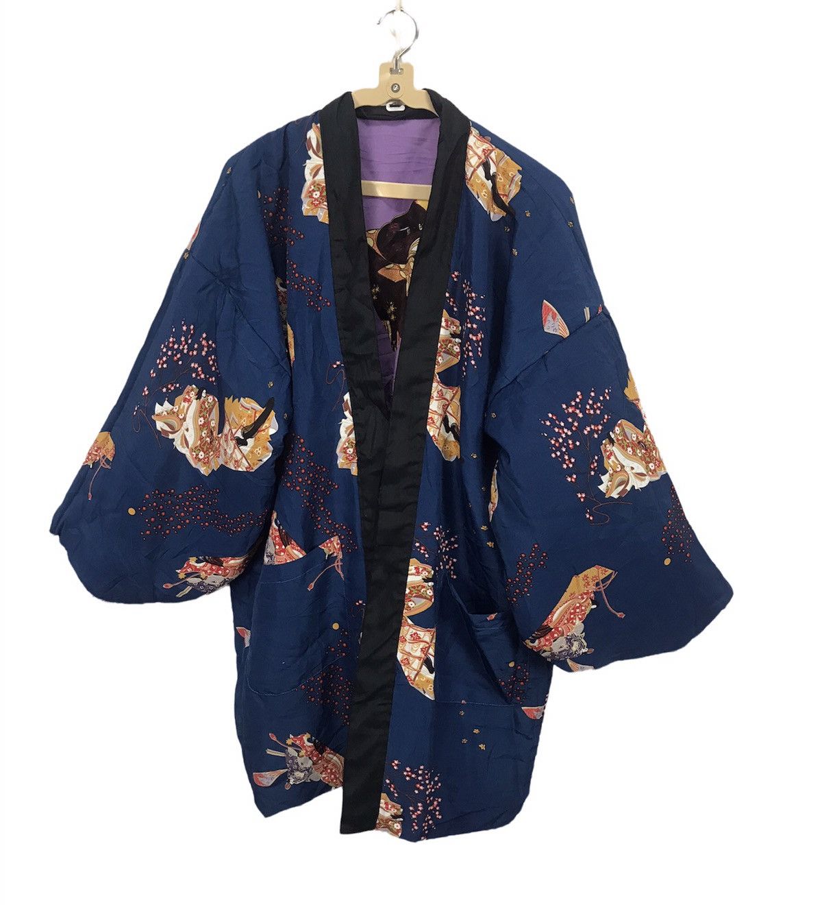 Japanese Brand × Vintage Unbrand reversible kimono Size US L / EU 52-54 / 3 - 3 Thumbnail