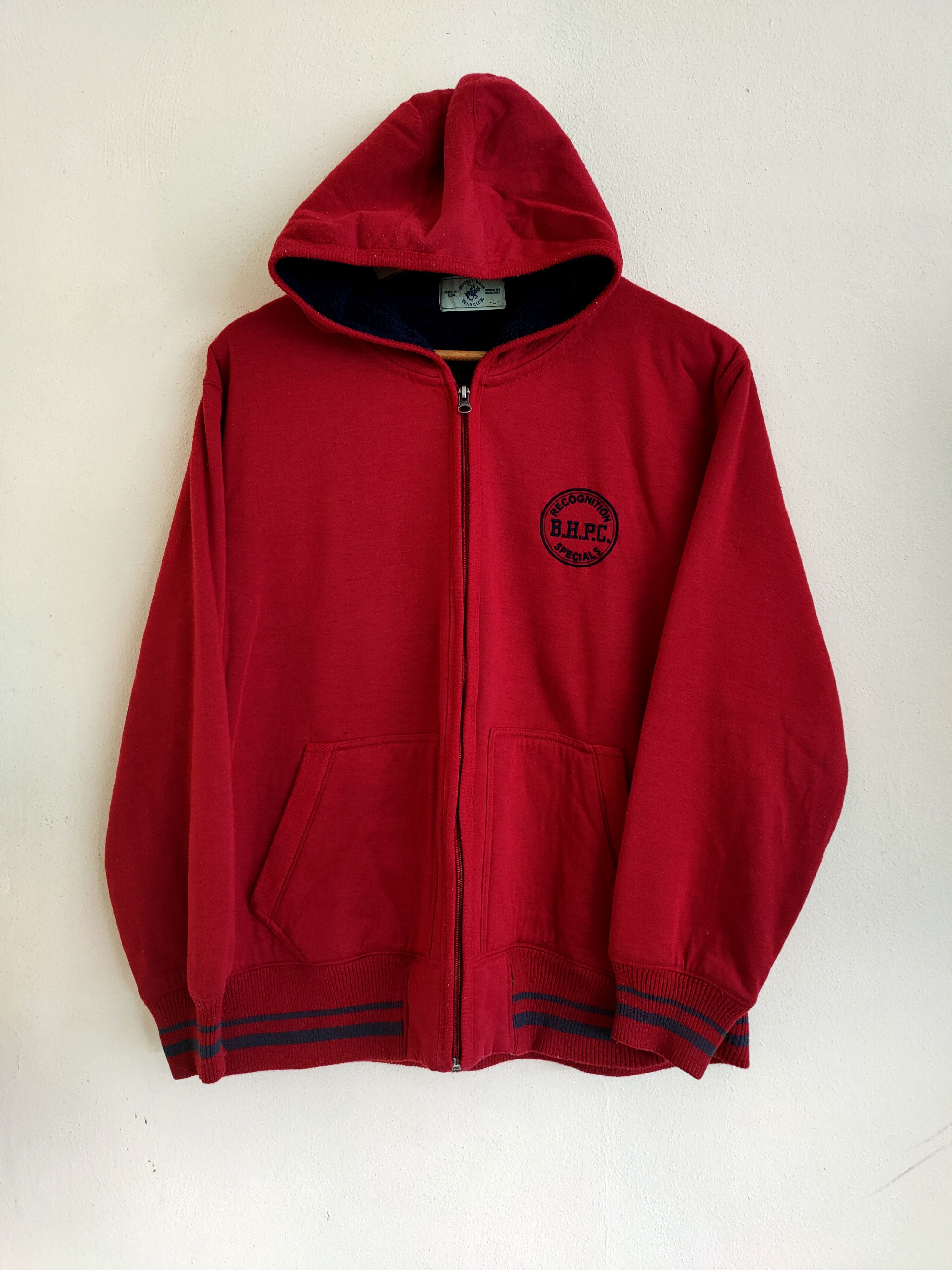 Beverly Hills Polo Club × Vintage Rare Baverly hill Polo Club Sweatshirts Hoodie Size US M / EU 48-50 / 2 - 1 Thumbnail