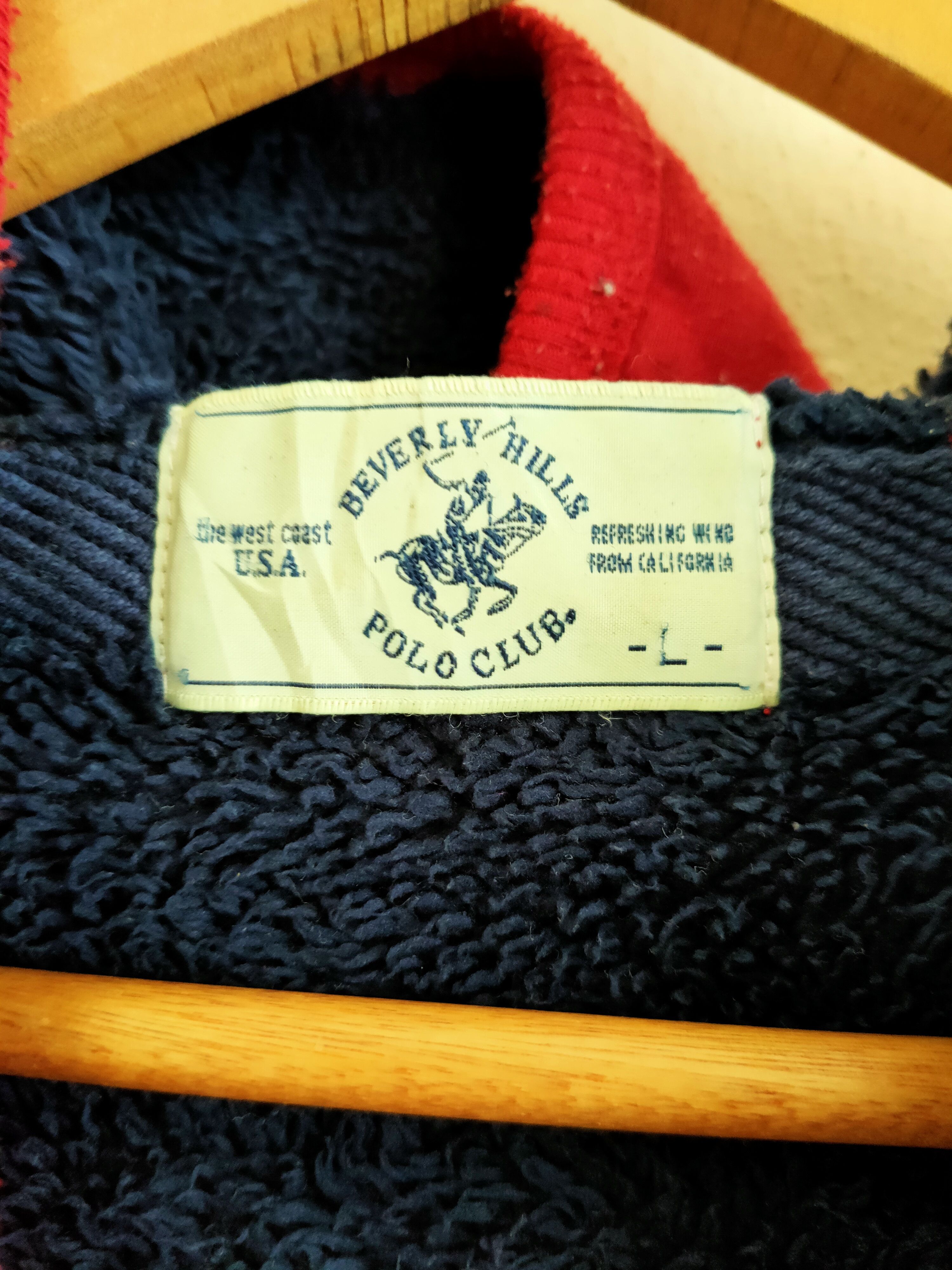 Beverly Hills Polo Club × Vintage Rare Baverly hill Polo Club Sweatshirts Hoodie Size US M / EU 48-50 / 2 - 6 Thumbnail