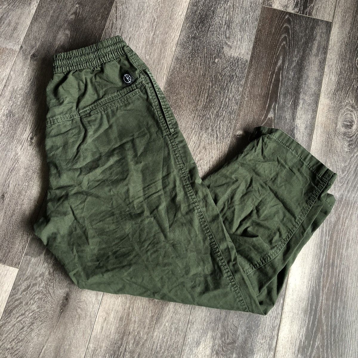 Polar Skate Co. Vintage Polar Skate Company Olive Sweatpants Size Xtra Small Size US 28 / EU 44 - 3 Thumbnail