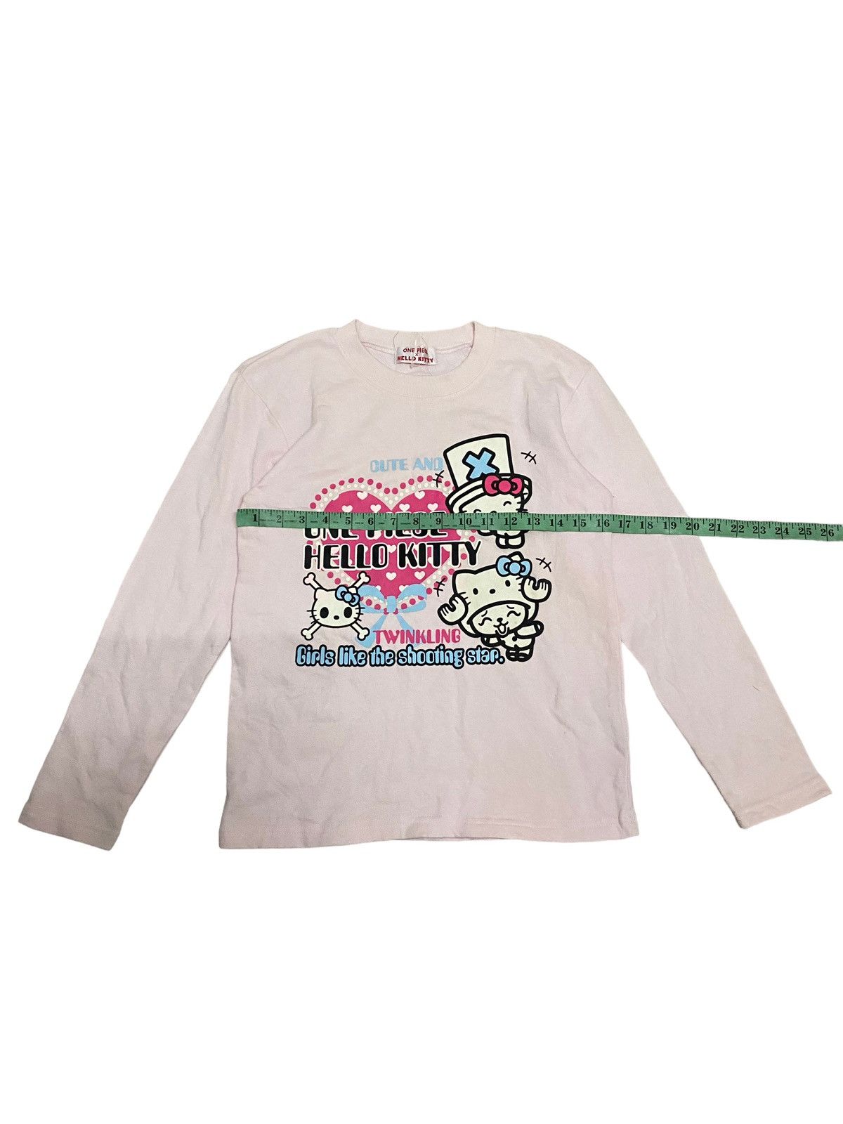 Anime × Cartoon Network × Japanese Brand One Piece X Hello Kitty Longsleeve Tee Size S / US 4 / IT 40 - 7 Thumbnail