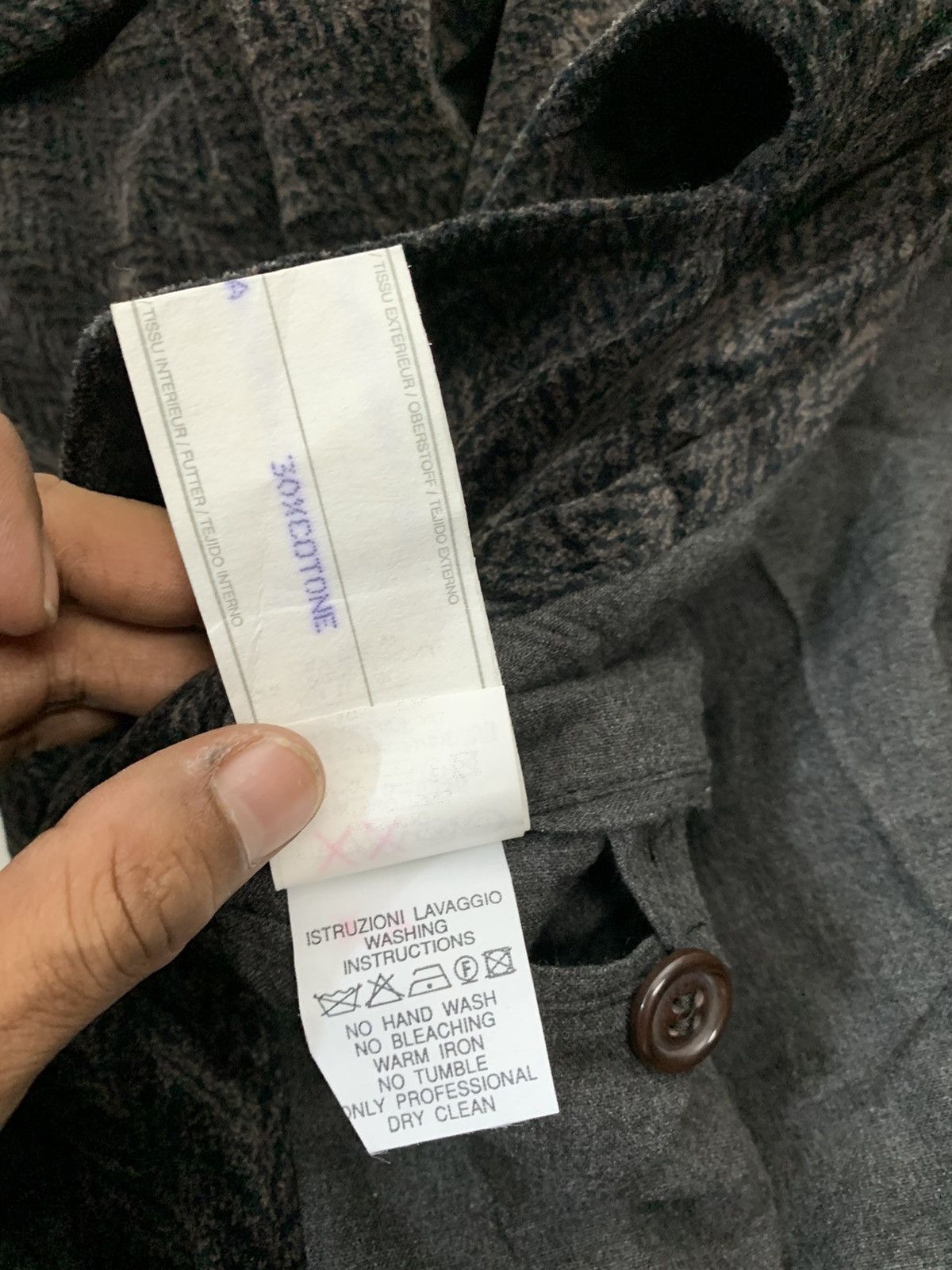 Emporio Armani Vintage Emporio Armani Double Breast Overcoat Size US M / EU 48-50 / 2 - 8 Thumbnail