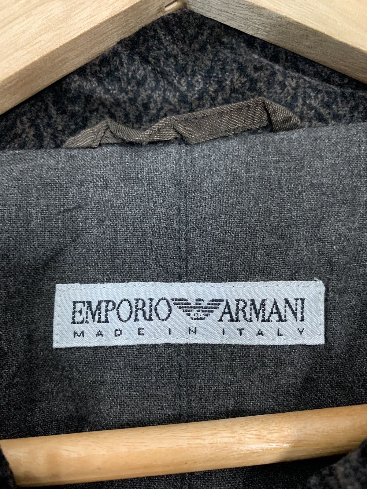 Emporio Armani Vintage Emporio Armani Double Breast Overcoat Size US M / EU 48-50 / 2 - 5 Thumbnail