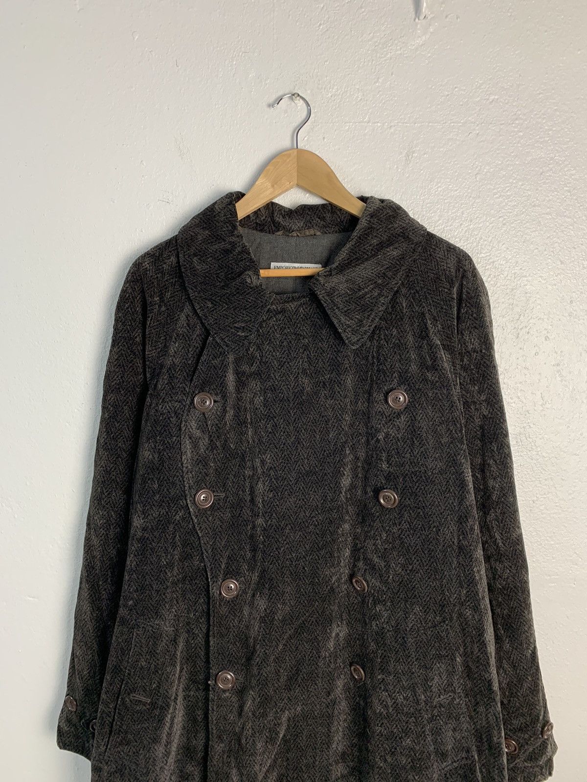 Emporio Armani Vintage Emporio Armani Double Breast Overcoat Size US M / EU 48-50 / 2 - 4 Thumbnail