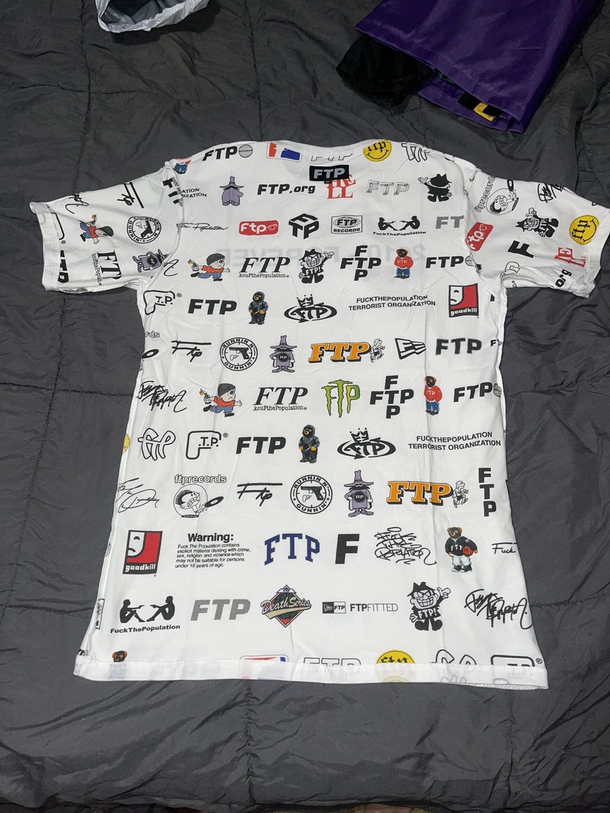 Fuck The Population FTP 13TH ANNIVERSARY TEE | Grailed