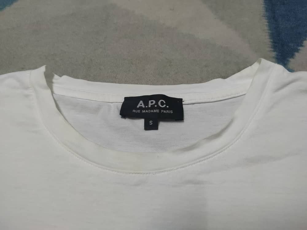 A.P.C. ❎ A.P.C Embroidered Spellout Tee Size US M / EU 48-50 / 2 - 5 Thumbnail