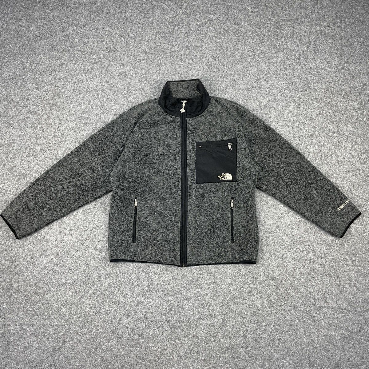 The North Face × Vintage Vintage 90s The North Face Fleece Sherpa Sweaters Size US L / EU 52-54 / 3 - 1 Thumbnail