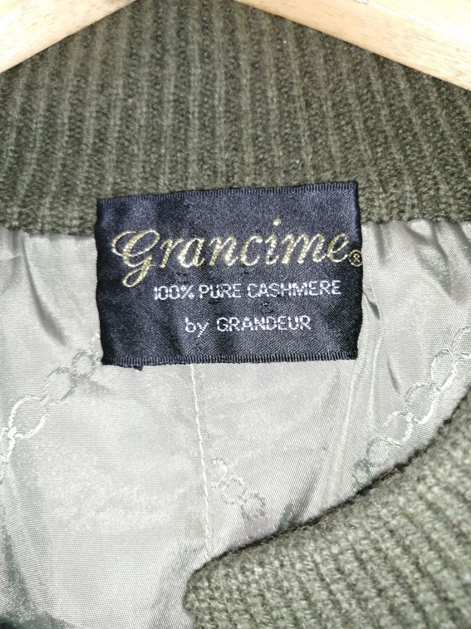 Autumn Cashmere × Japanese Brand VINTAGE GRANCIME CASHMERE JACKET Size US L / EU 52-54 / 3 - 5 Thumbnail