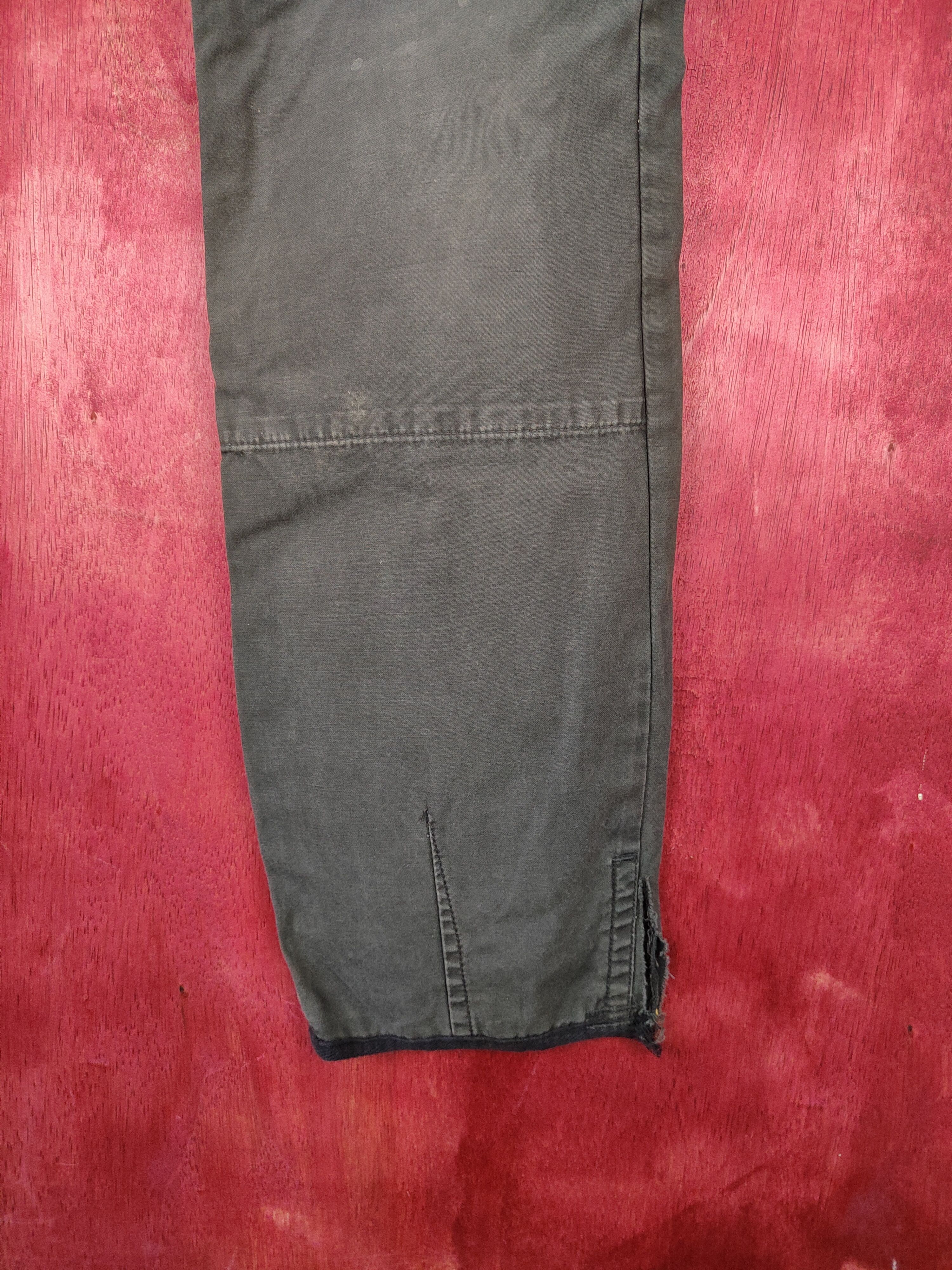 Japanese Brand Back Number® Black Multi Pocket Tactical Cargo Pants #S471 Size US 32 / EU 48 - 7 Thumbnail