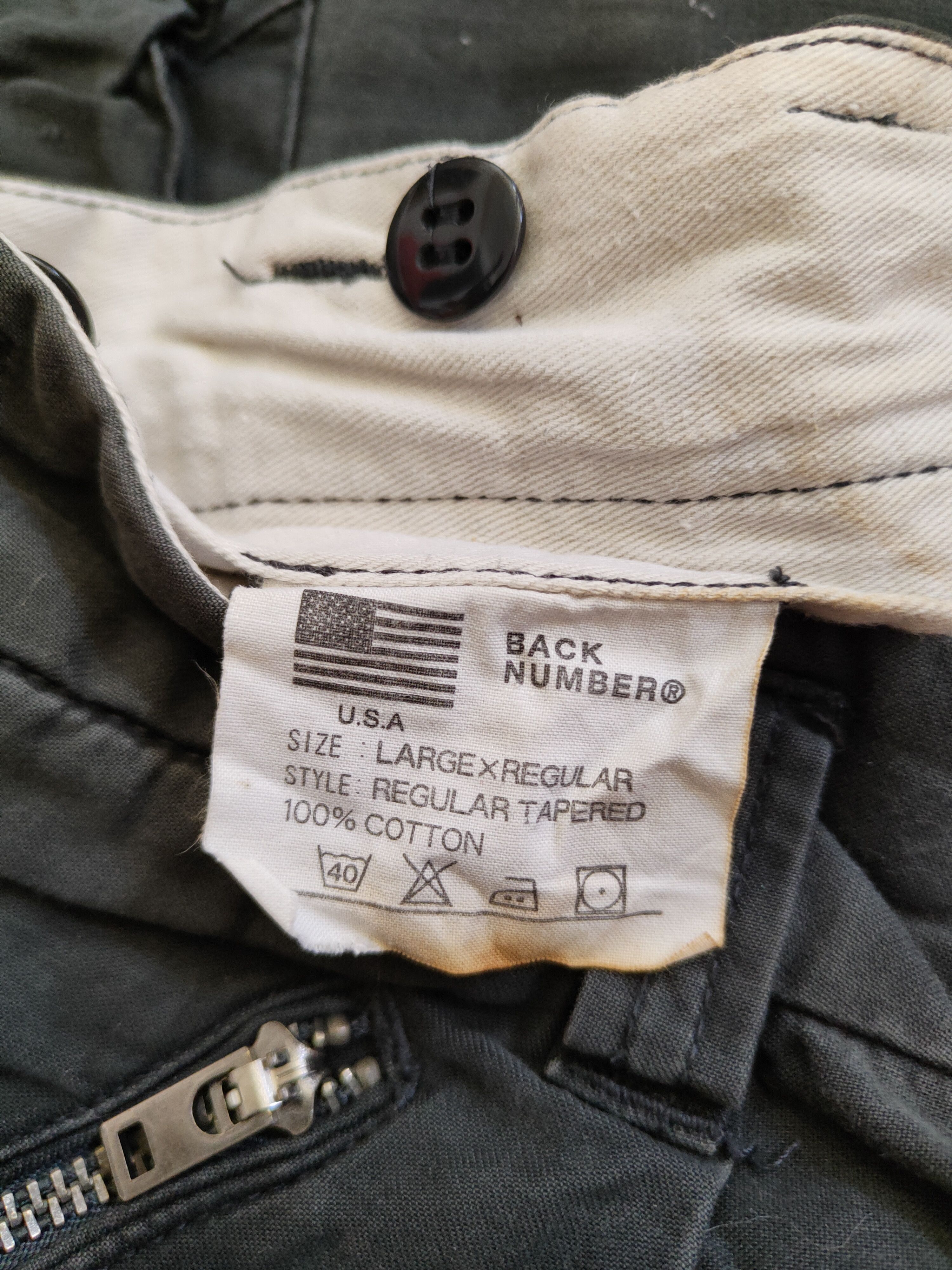 Japanese Brand Back Number® Black Multi Pocket Tactical Cargo Pants #S471 Size US 32 / EU 48 - 13 Thumbnail