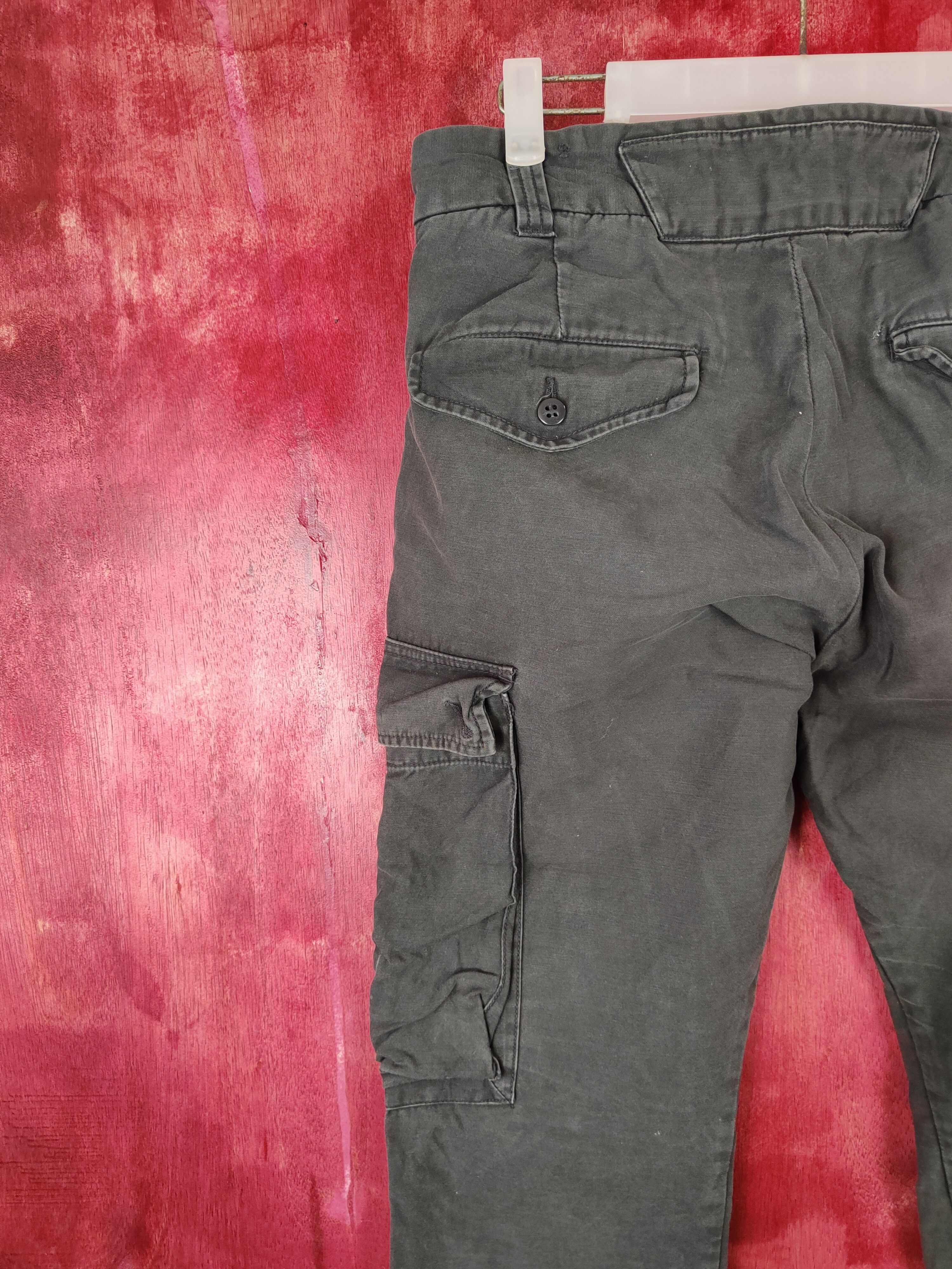 Japanese Brand Back Number® Black Multi Pocket Tactical Cargo Pants #S471 Size US 32 / EU 48 - 9 Thumbnail