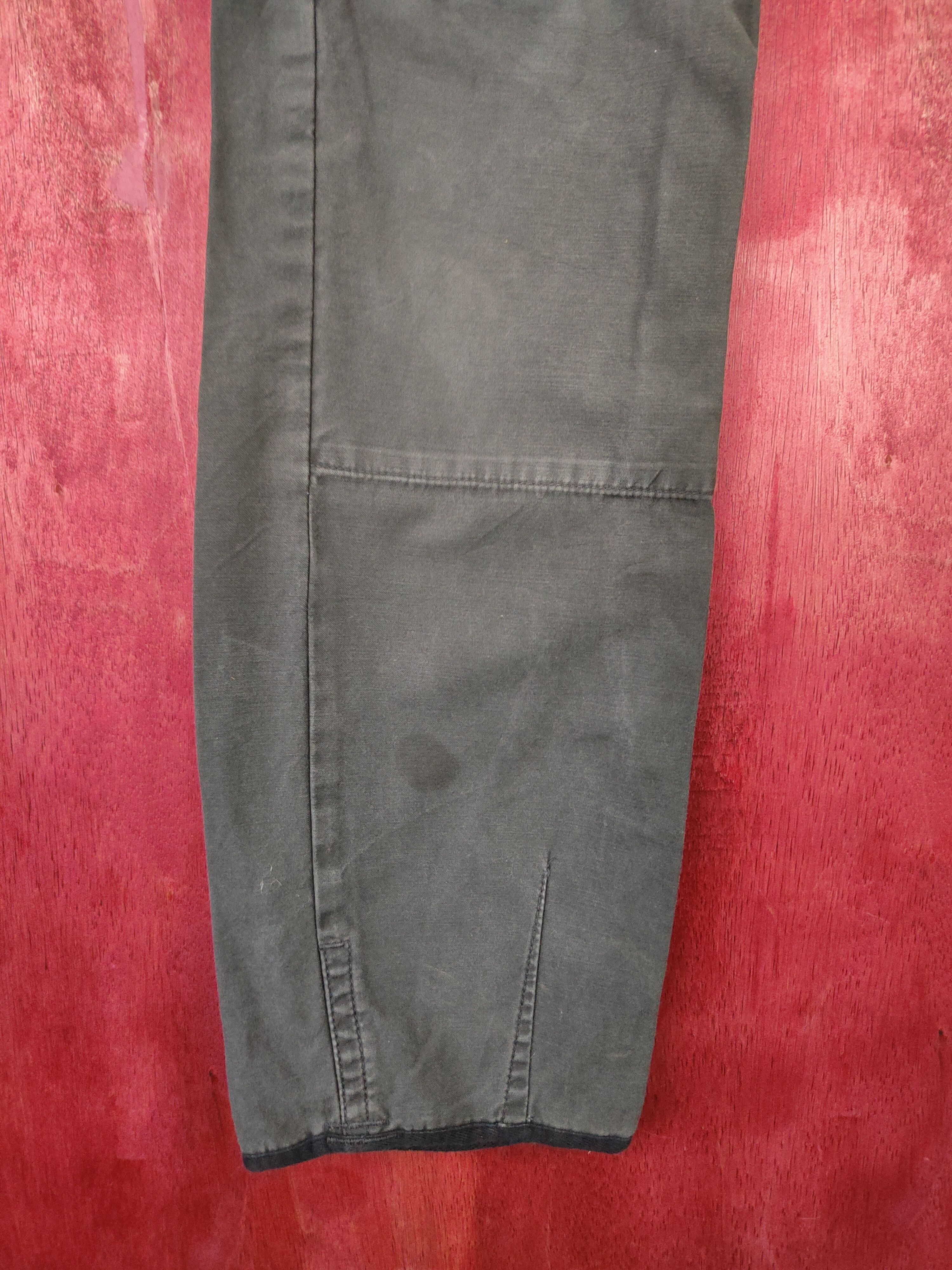 Japanese Brand Back Number® Black Multi Pocket Tactical Cargo Pants #S471 Size US 32 / EU 48 - 4 Thumbnail