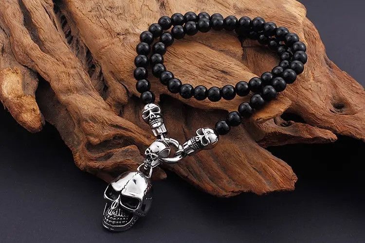 Jewelry Skull Pendant Necklace Size ONE SIZE - 5 Thumbnail