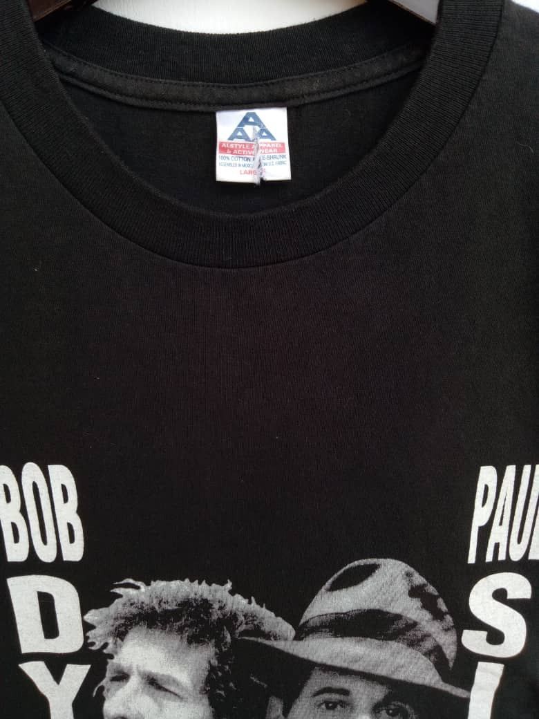 Band Tees 💥VINTAGE BOB dylan and PAUL Simon tour in concert tee shirt Size US L / EU 52-54 / 3 - 3 Thumbnail