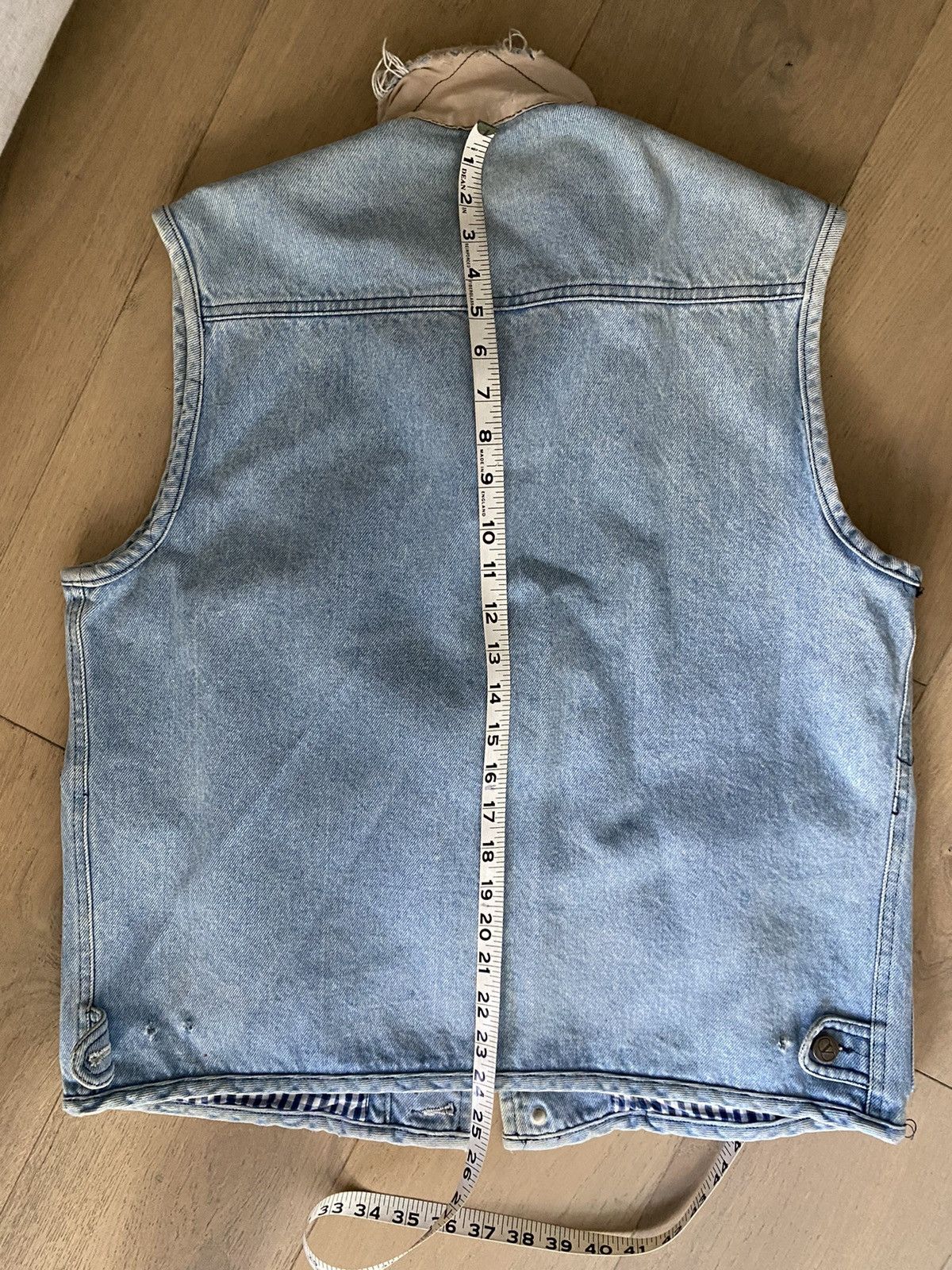 Valentino × Vintage RARE vintage Valentino denim jean vest Size XL / US 12-14 / IT 48-50 - 8 Thumbnail