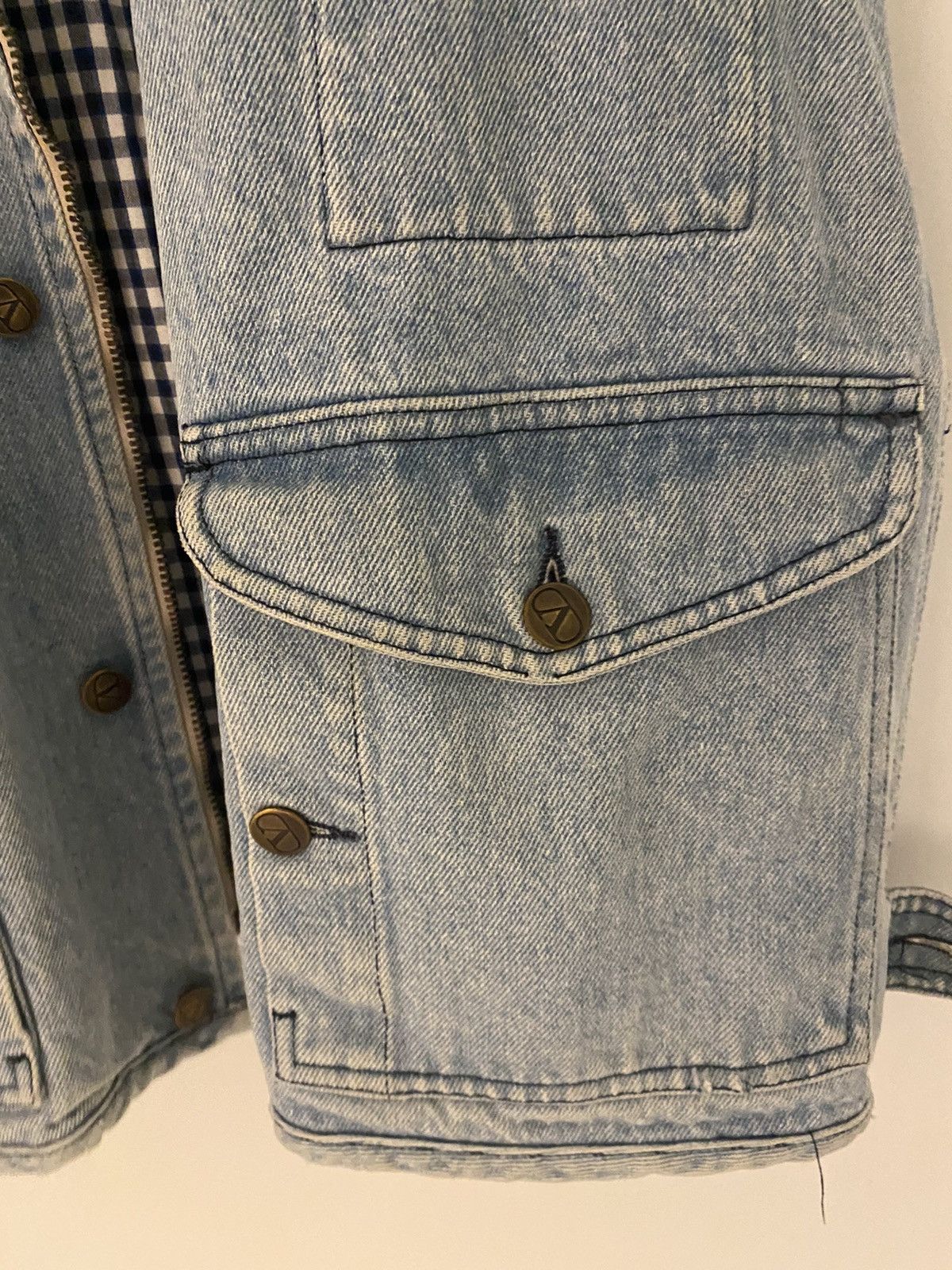 Valentino × Vintage RARE vintage Valentino denim jean vest Size XL / US 12-14 / IT 48-50 - 14 Thumbnail