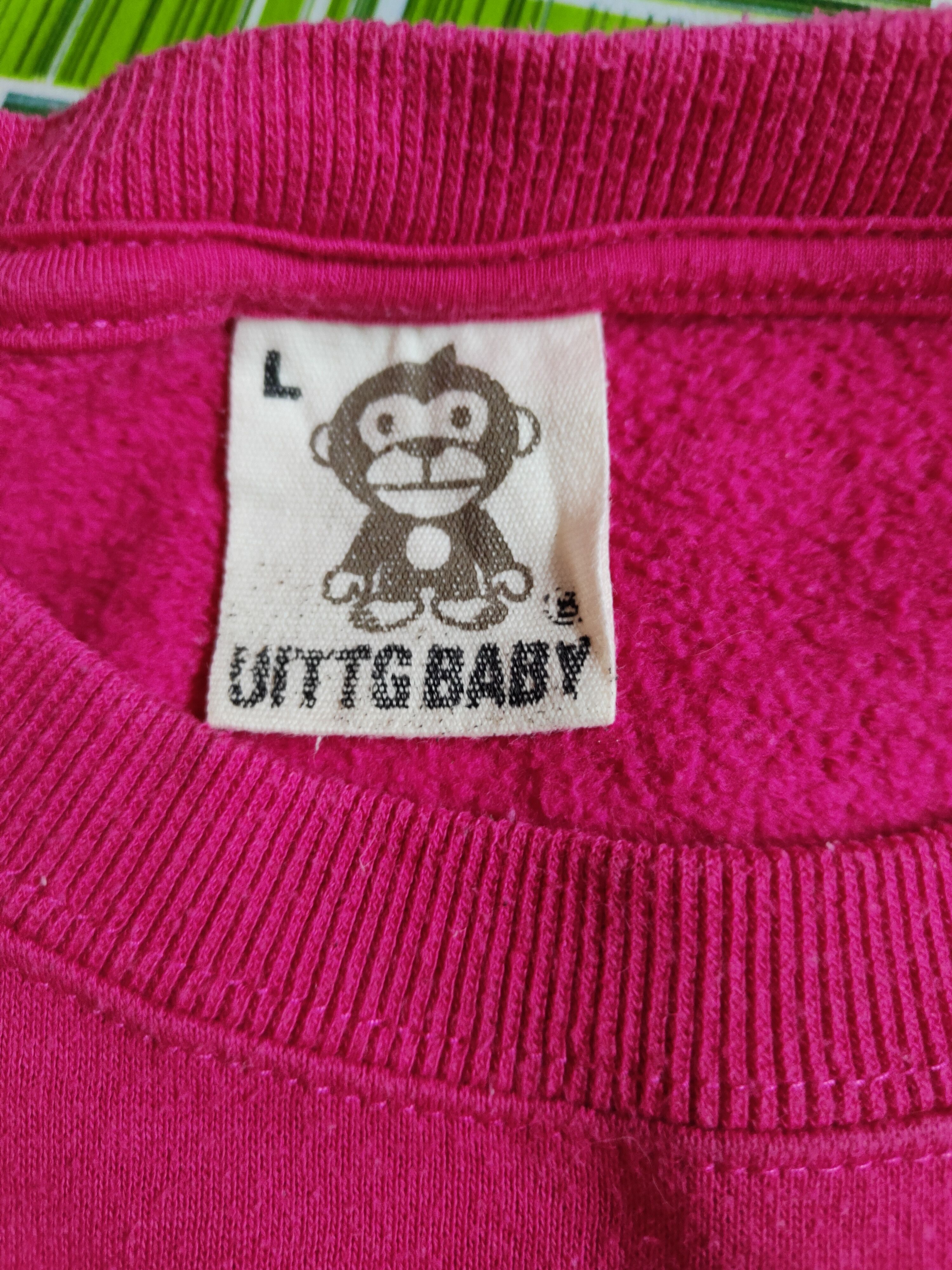 Japanese Brand × Vintage UITTG Baby Pink Sweatshirt like bape #258B Size M / US 6-8 / IT 42-44 - 11 Thumbnail
