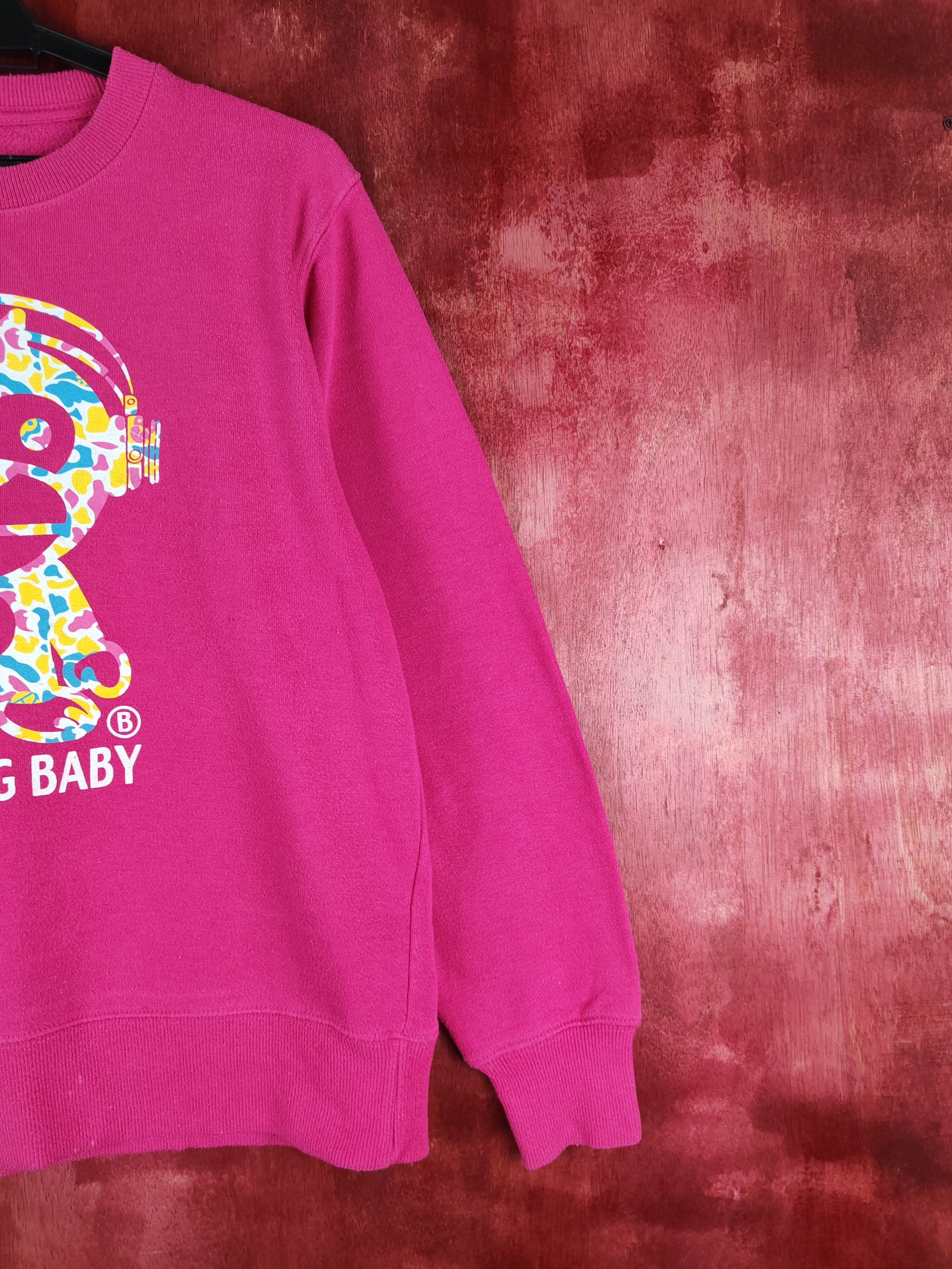 Japanese Brand × Vintage UITTG Baby Pink Sweatshirt like bape #258B Size M / US 6-8 / IT 42-44 - 5 Thumbnail
