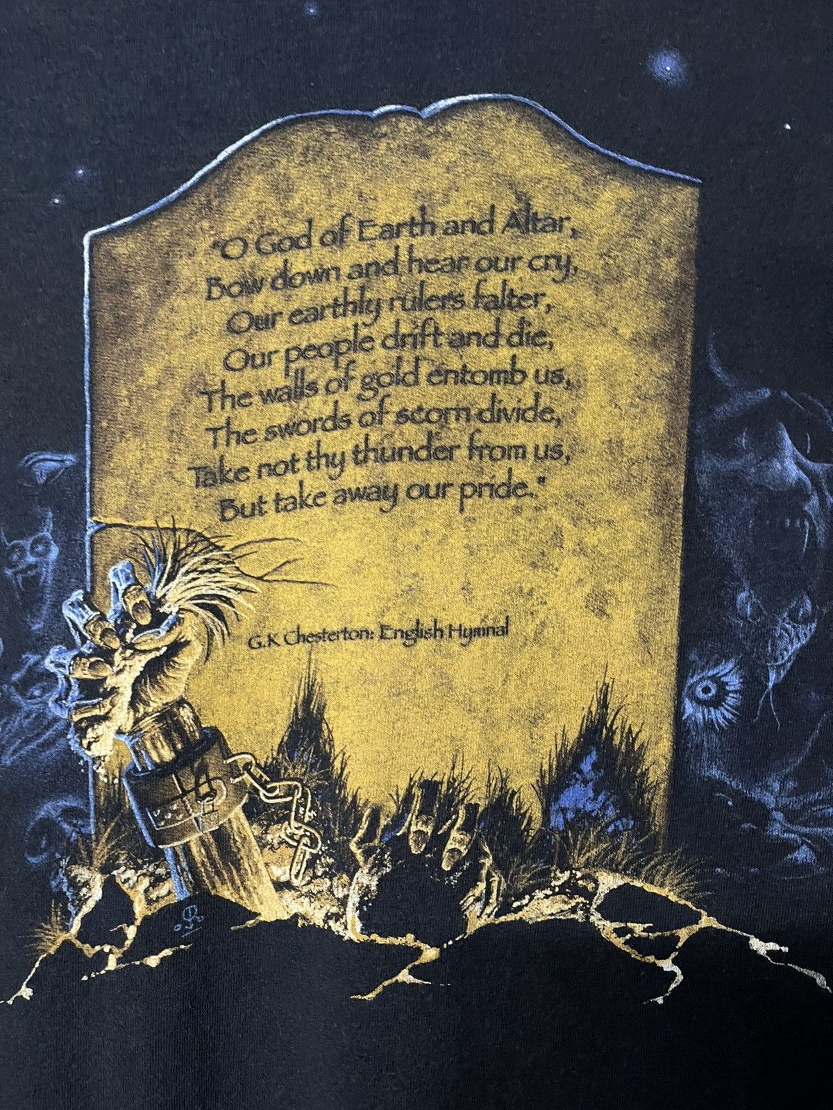 Band Tees × Vintage Vintage Iron Maiden Live Alter Death Faded Oversize Tee Size US XXL / EU 58 / 5 - 10 Thumbnail