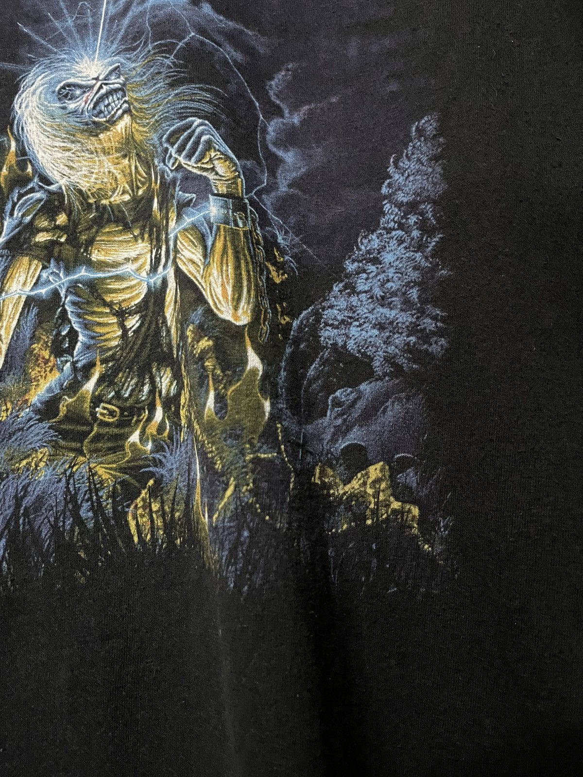 Band Tees × Vintage Vintage Iron Maiden Live Alter Death Faded Oversize Tee Size US XXL / EU 58 / 5 - 9 Thumbnail