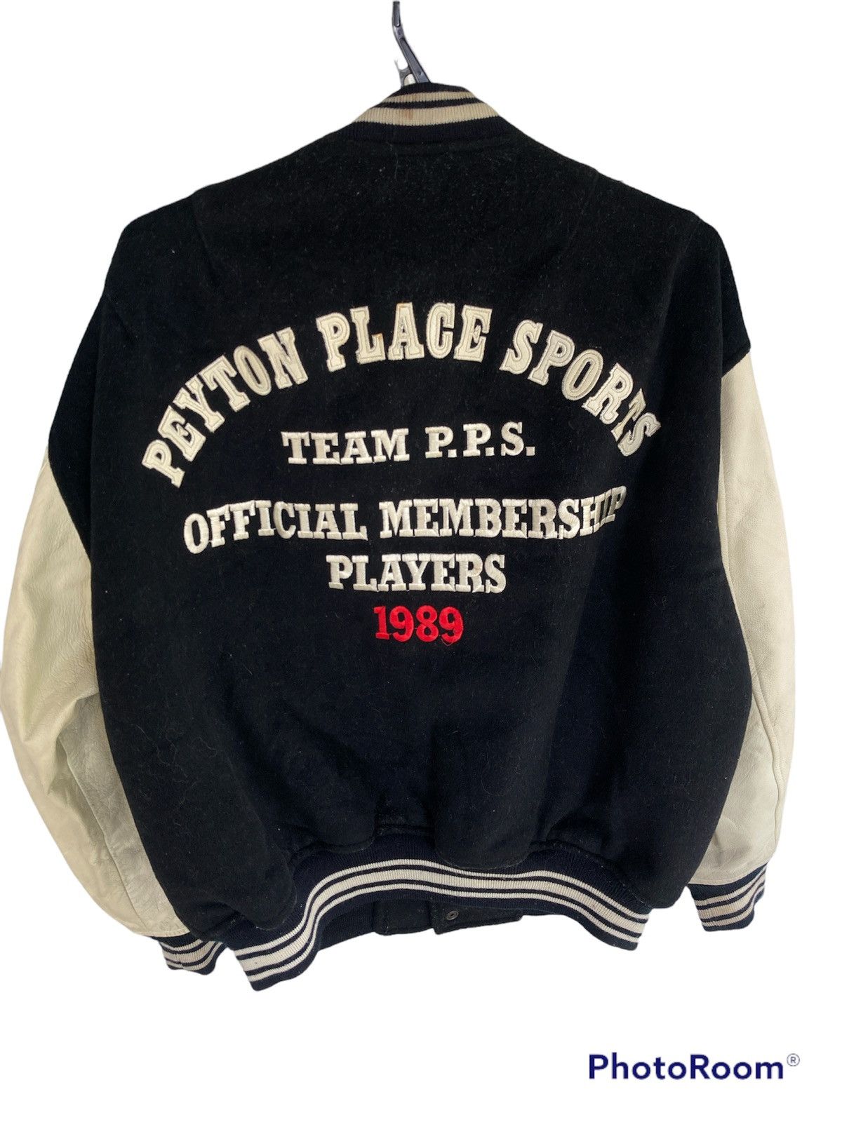 VINTAGE PPFM VARSITY JACKET LEATHER SLEEVE