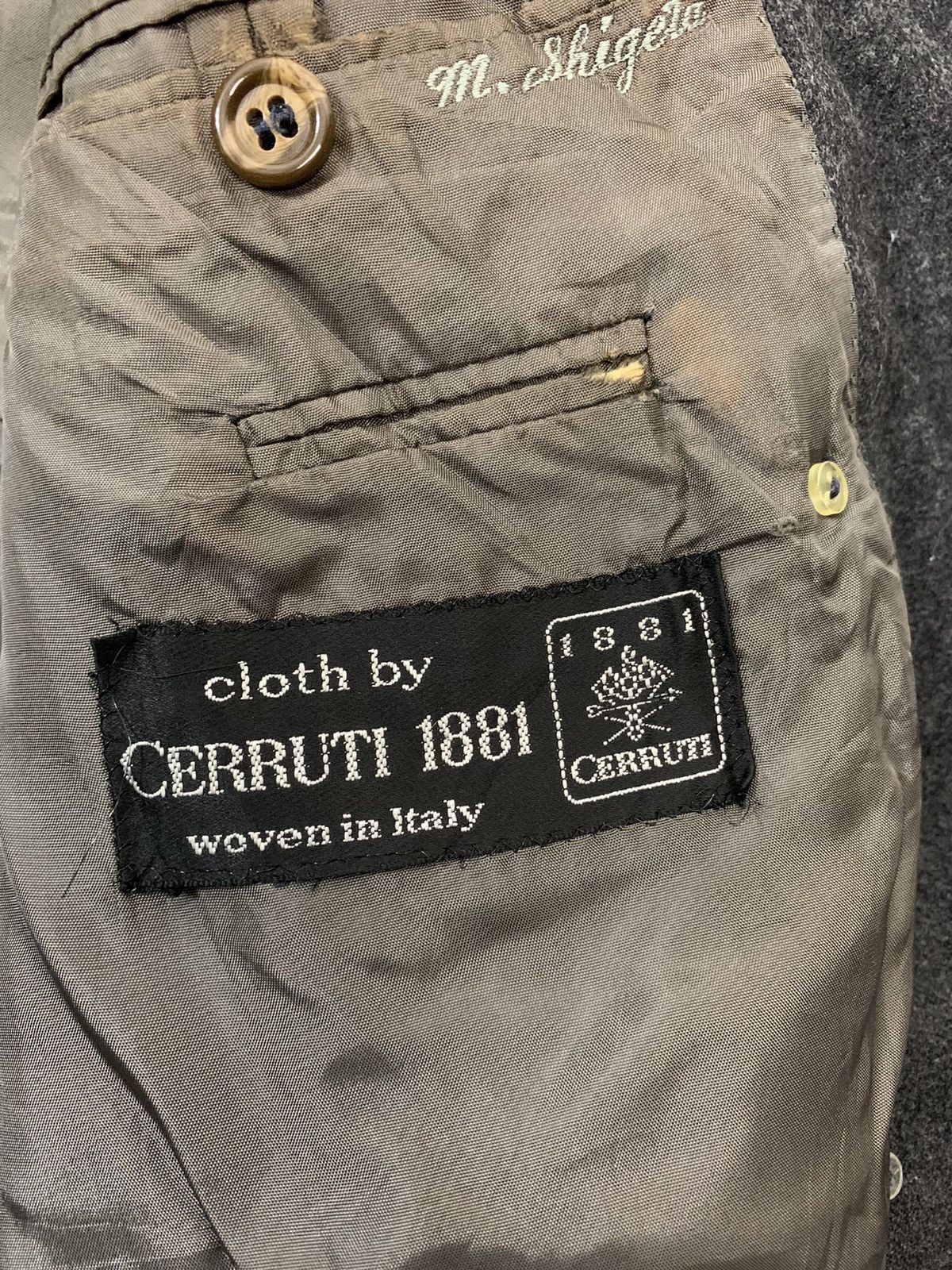 Celine Vintage Celine x Cerruti 1881 Wool Blazer Jacket Size US S / EU 44-46 / 1 - 8 Thumbnail