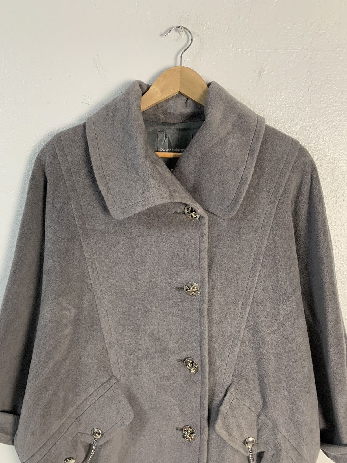 Paco Rabanne Paco Rabanne Overcoat Size L / US 10 / IT 46 - 4 Thumbnail