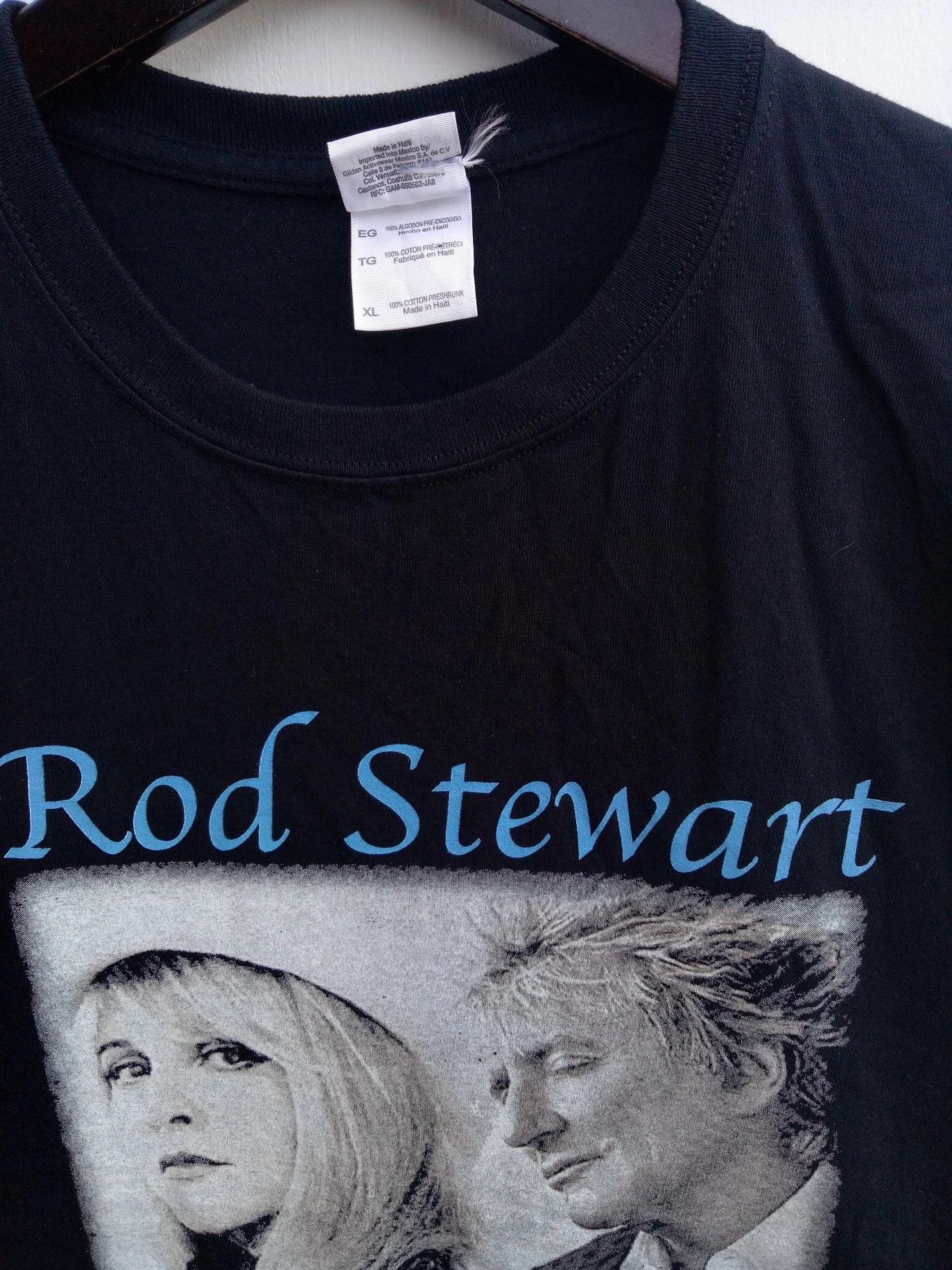 Band Tees 💥ROD STEWART & STEVIE NICKS promo tour 2011 rock tee shirt Size US XL / EU 56 / 4 - 3 Thumbnail