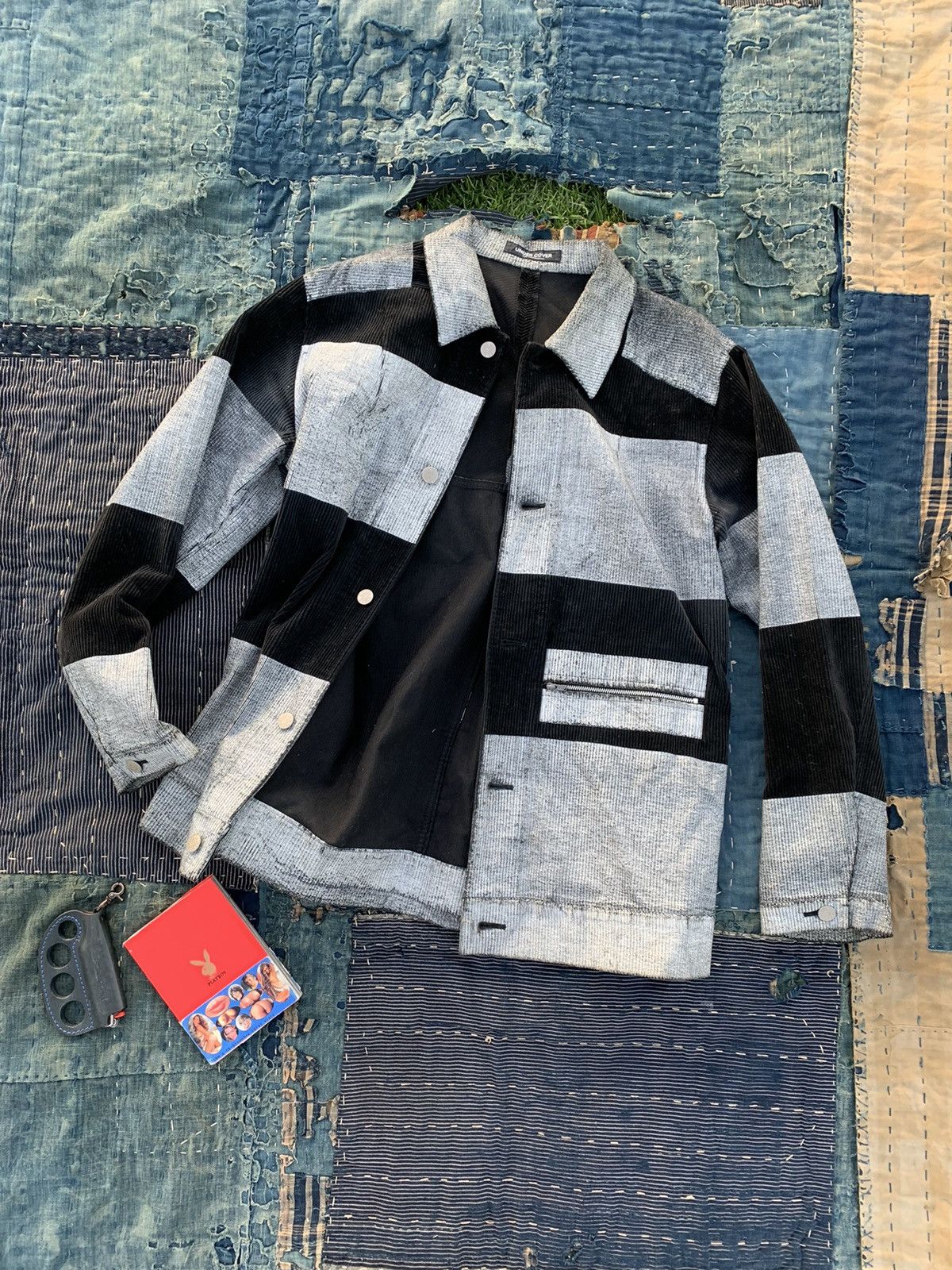 Undercover 96A/W Wire Collection Corduroy Paint Prisoner Jacket Size US L / EU 52-54 / 3 - 5 Thumbnail