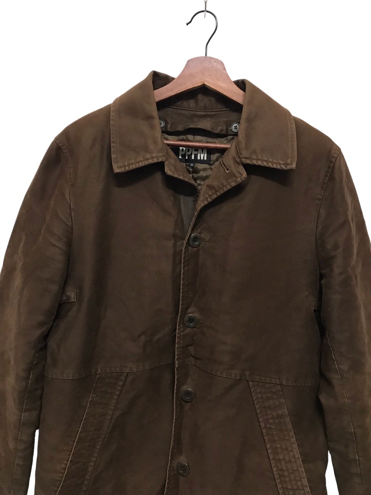 Japanese Brand × PPFM × Vintage Vintage PPFM Brown Parka Jacket Size US M / EU 48-50 / 2 - 2 Thumbnail