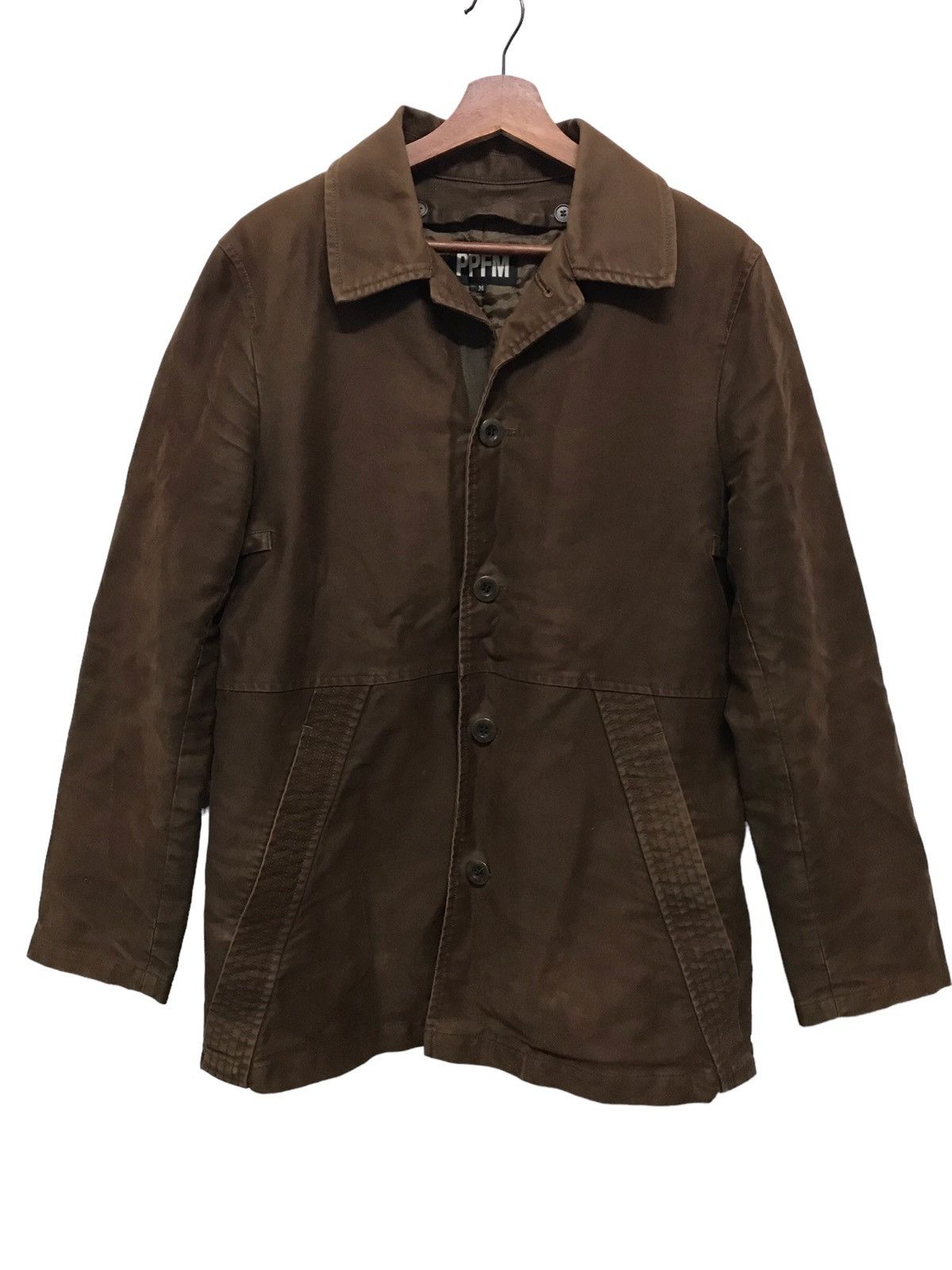 Japanese Brand × PPFM × Vintage Vintage PPFM Brown Parka Jacket Size US M / EU 48-50 / 2 - 1 Thumbnail